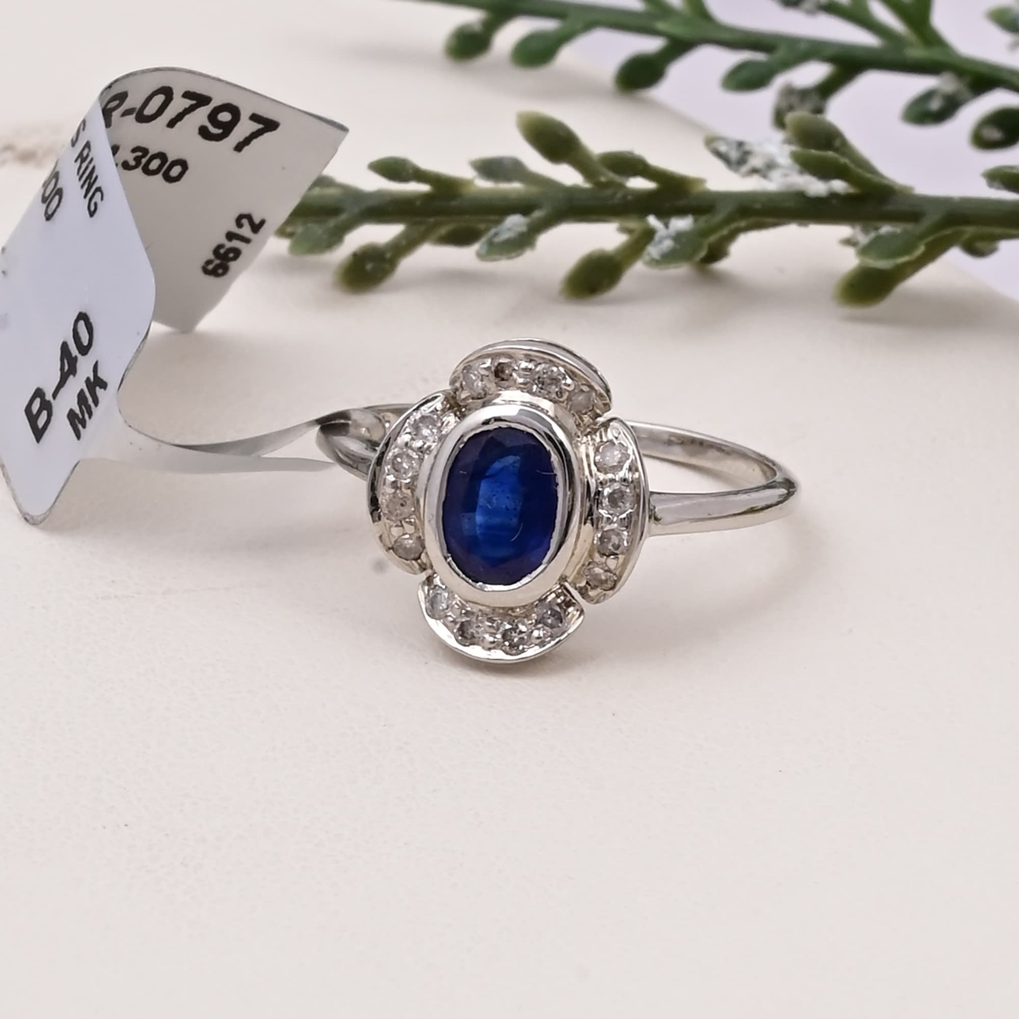 Royal Bloom Sapphire Ring alternate view