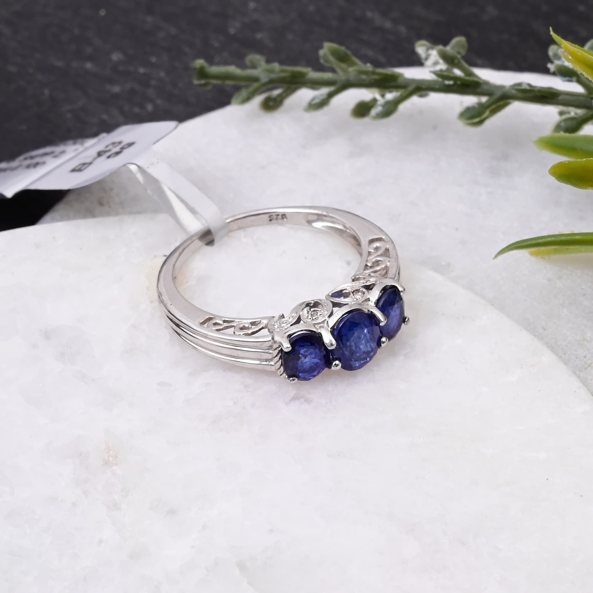 Trinity Sapphire Ring alternate view