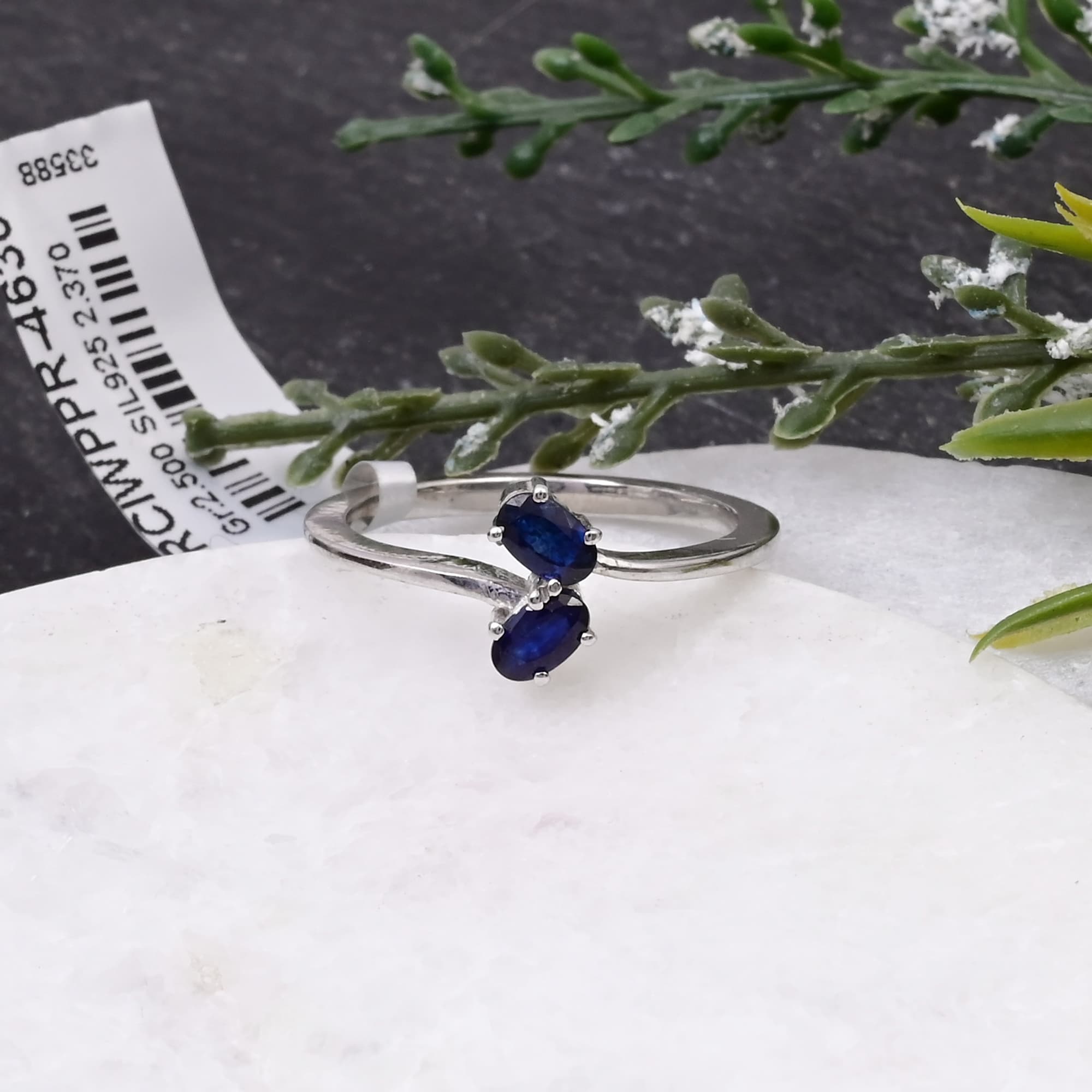 Twin Grace Sapphire Ring