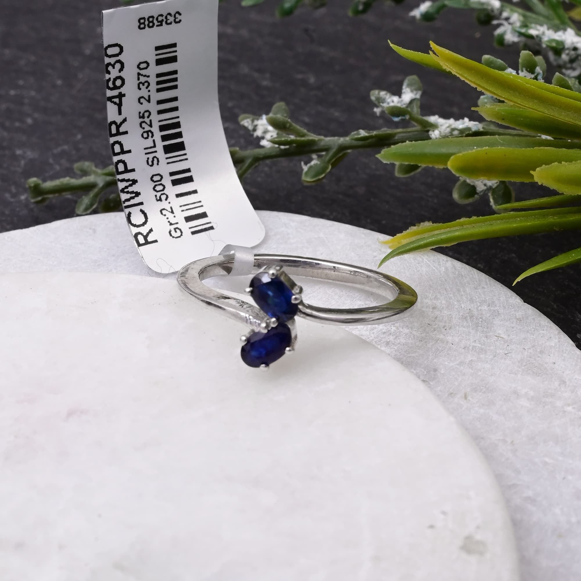 Twin Grace Sapphire Ring alternate view