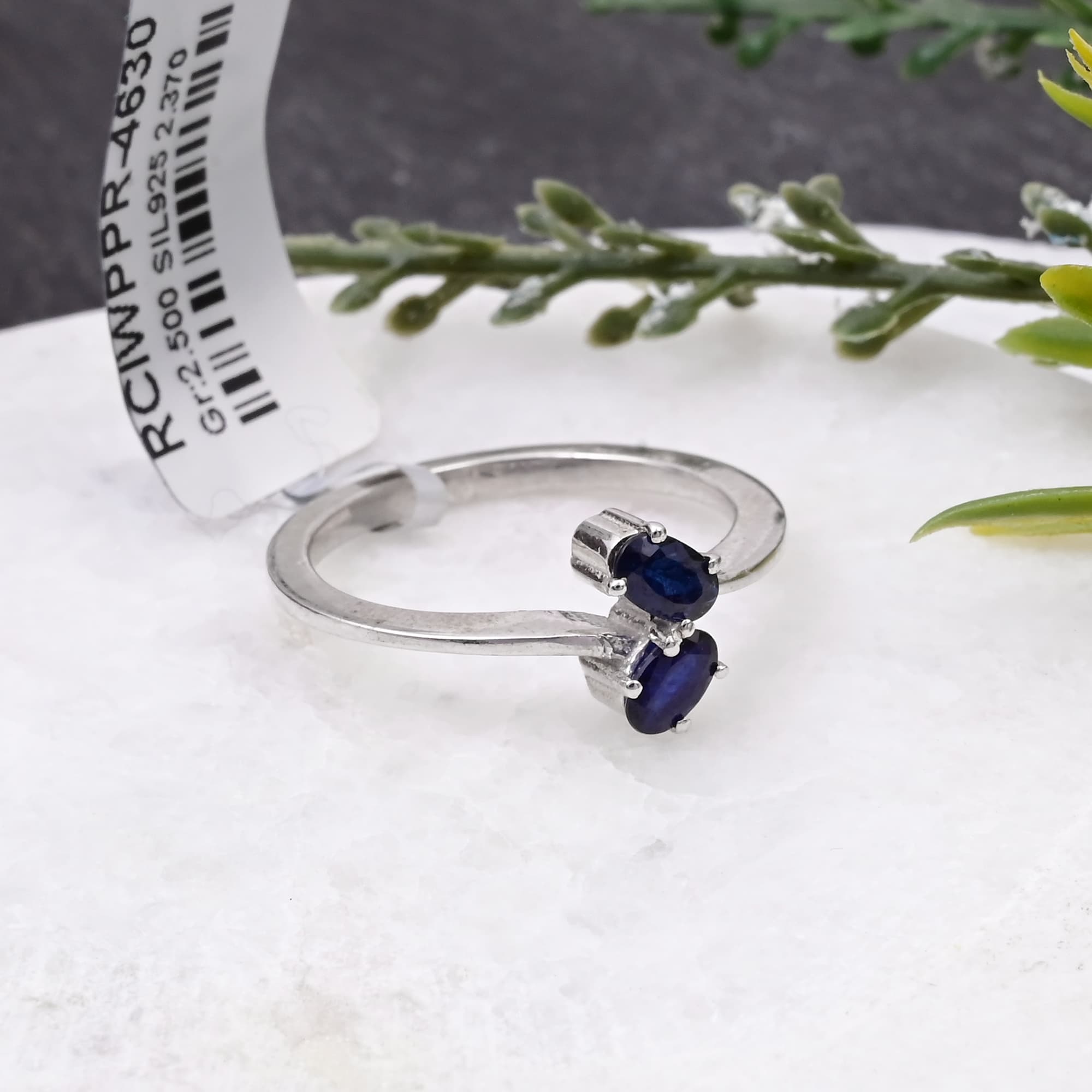 Twin Grace Sapphire Ring