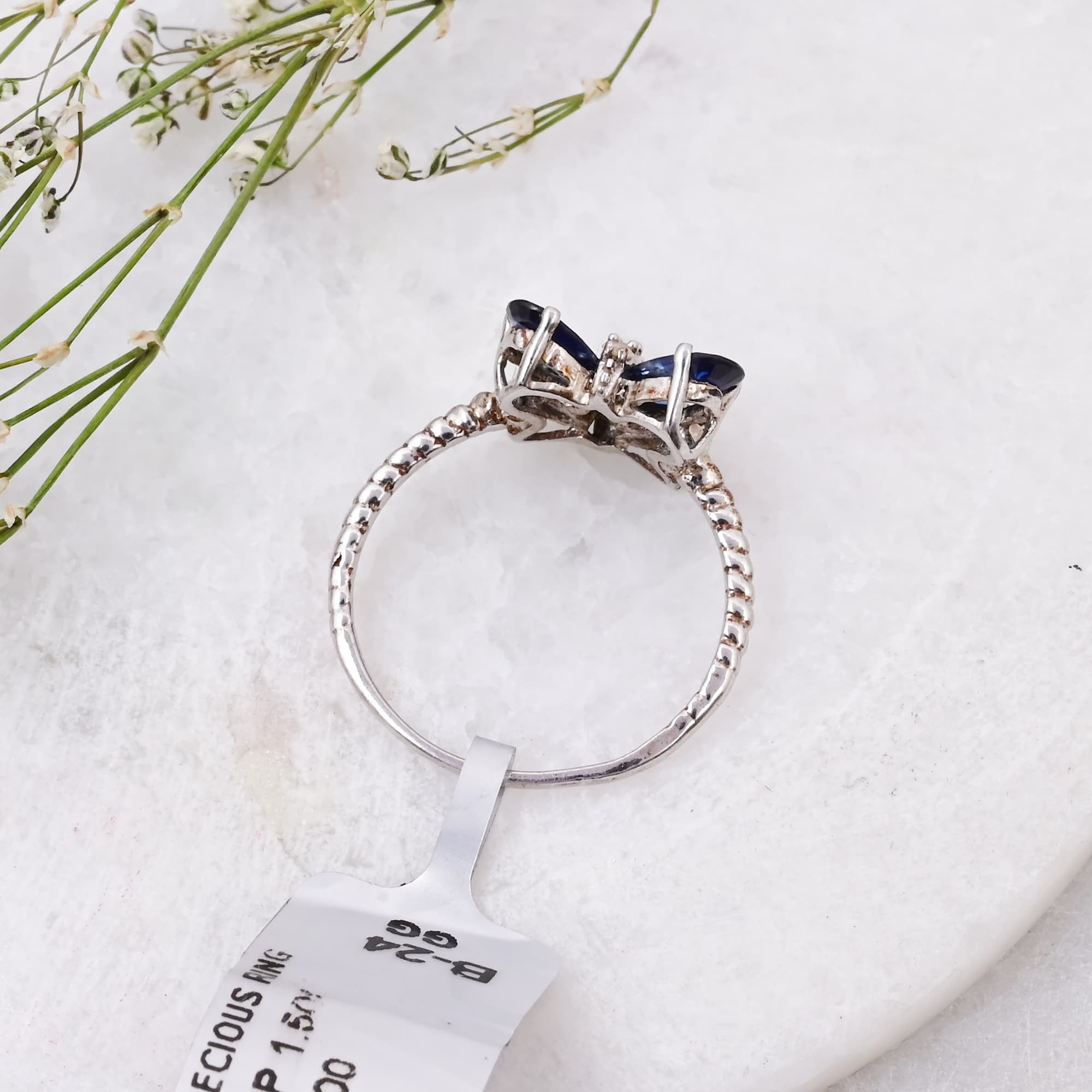 Butterfly Bloom Sapphire Ring