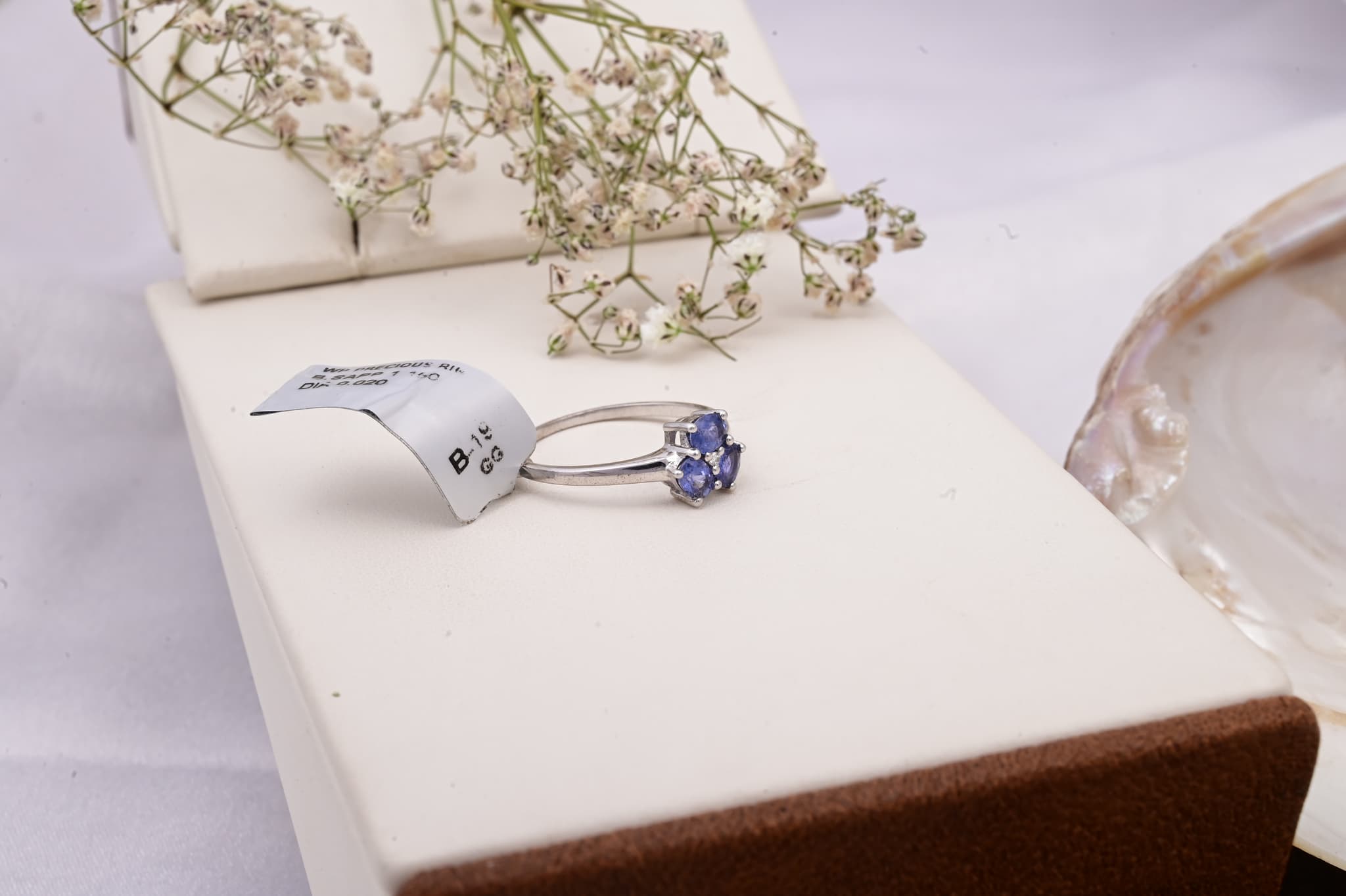 Trinity Sapphire Bloom Ring alternate view