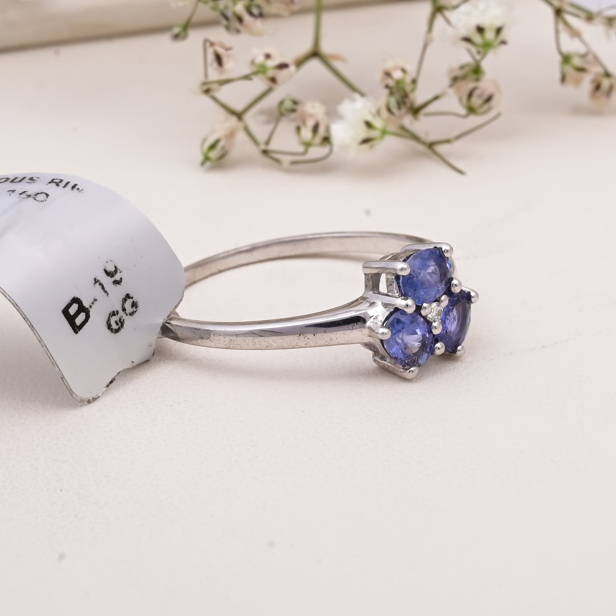 Trinity Sapphire Bloom Ring