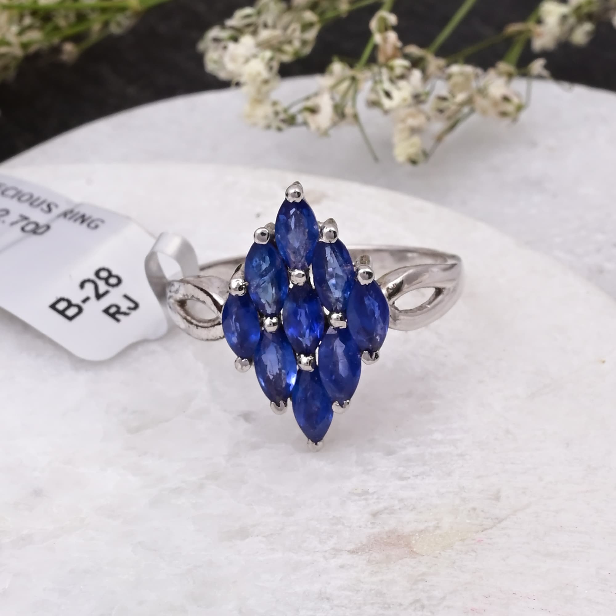 Regal Marquise Sapphire Ring