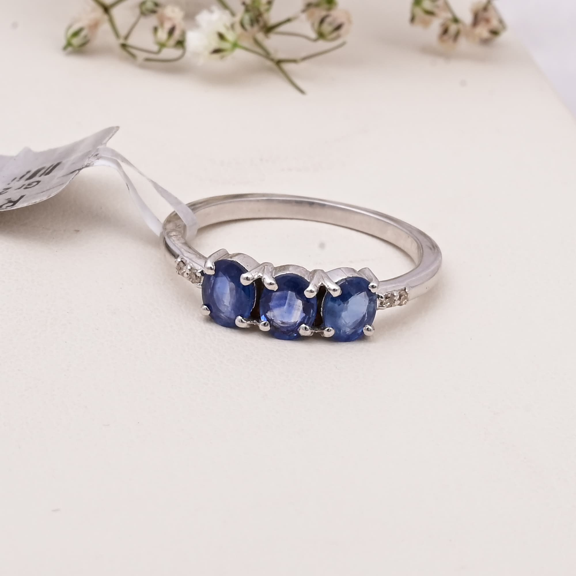 Trinity Sapphire Promise Ring
