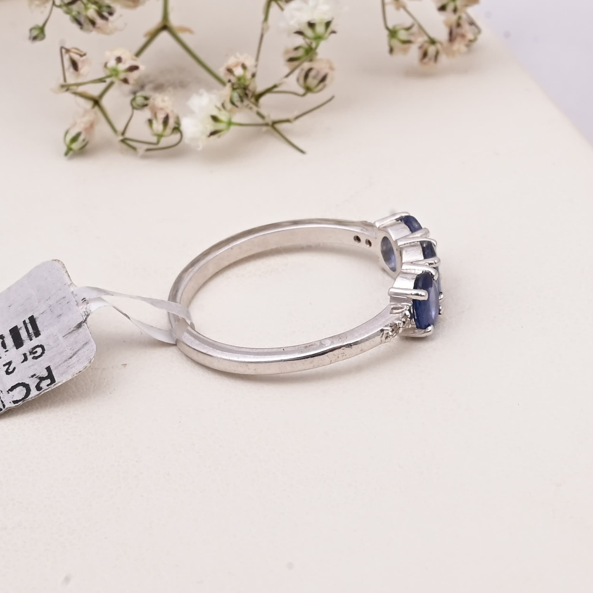 Trinity Sapphire Promise Ring