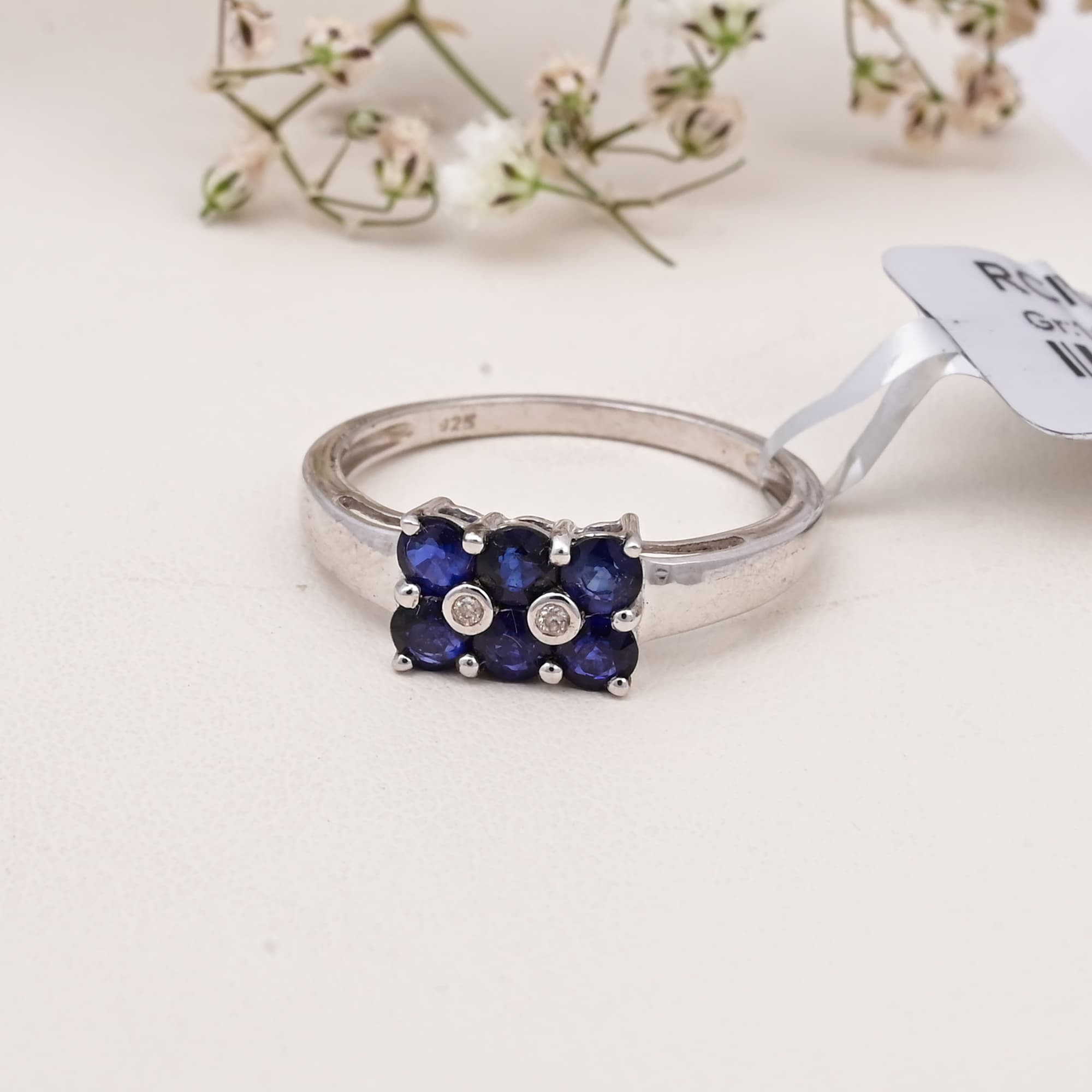 Royal Sapphire Duo Ring