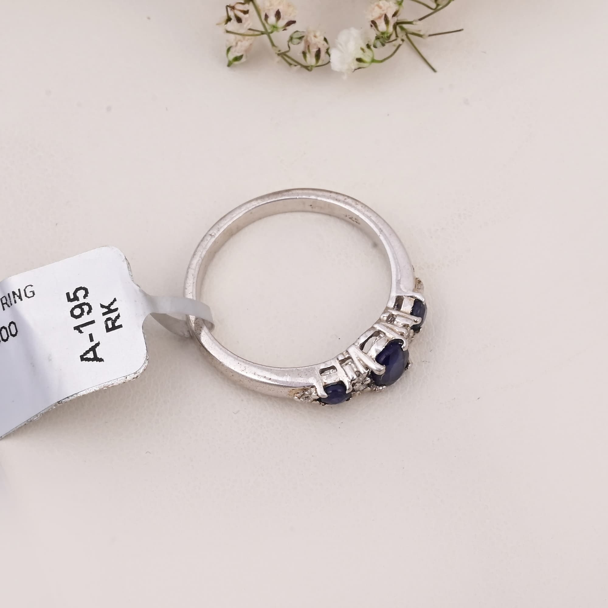 Royal Sapphire Trio Ring