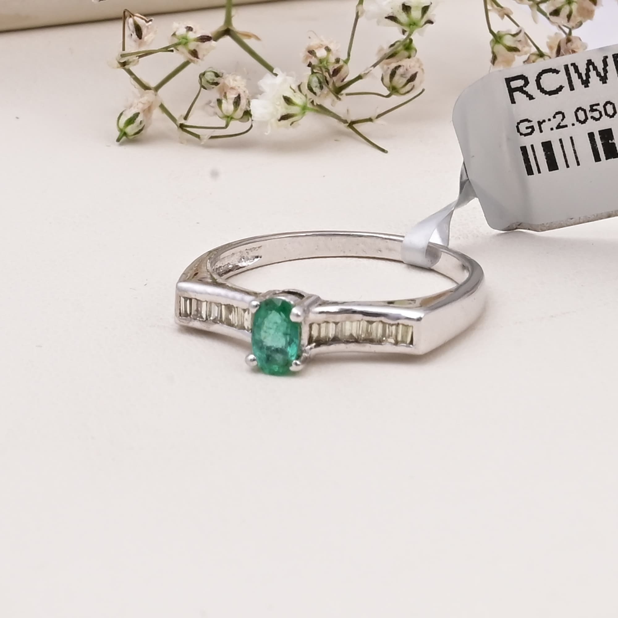 Emerald Elegance Ring alternate view