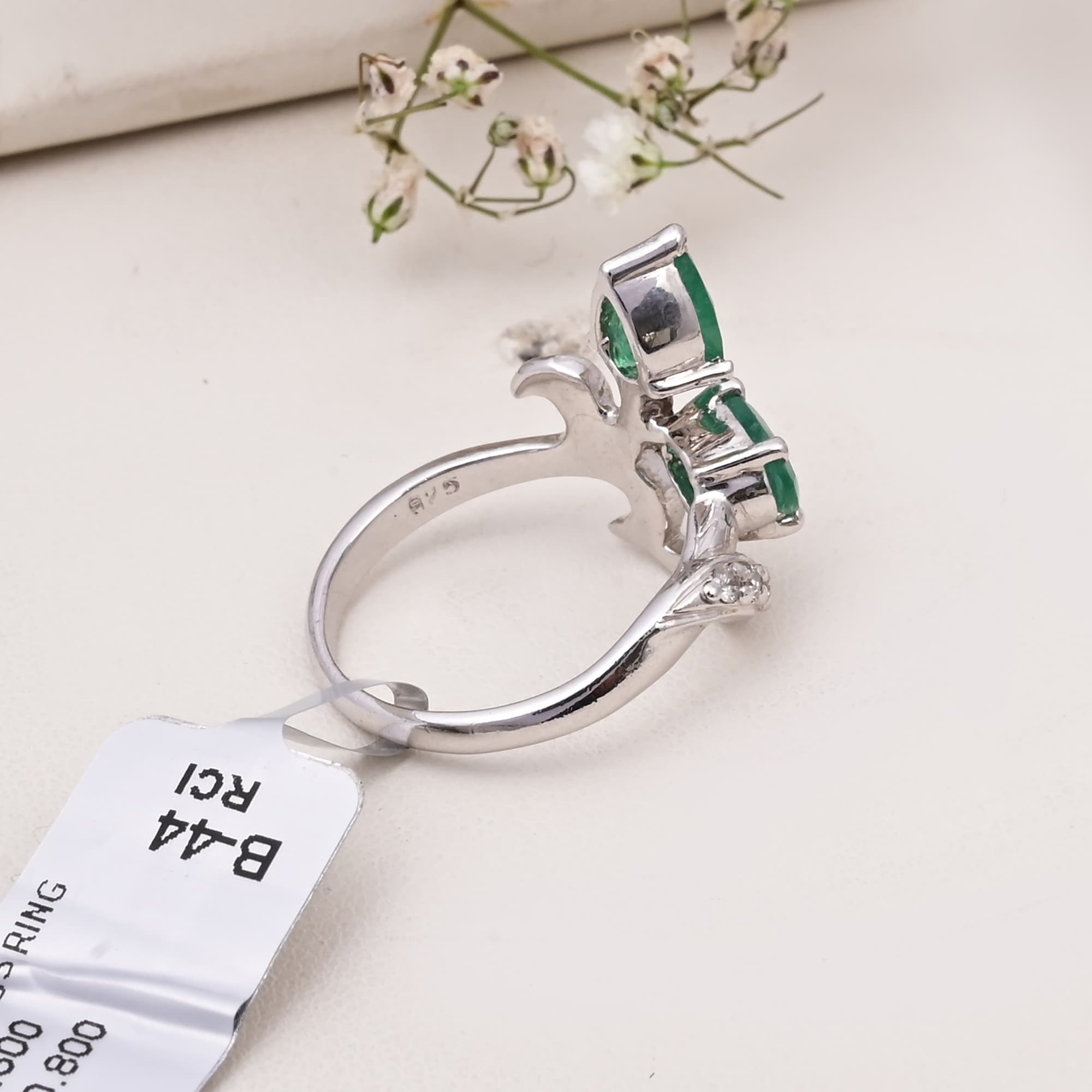 Emerald Vine Ring