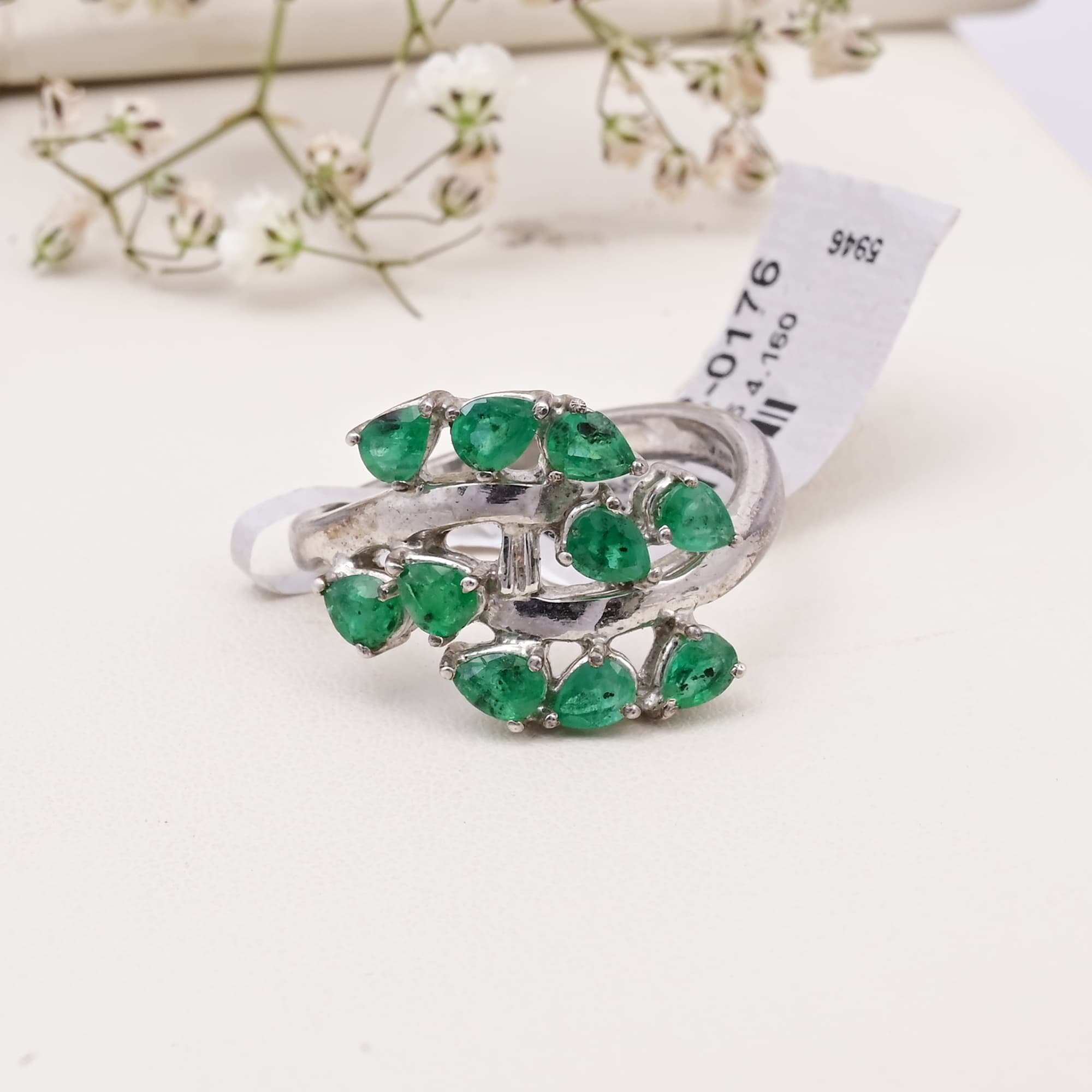 Emerald Garden Wrap Ring