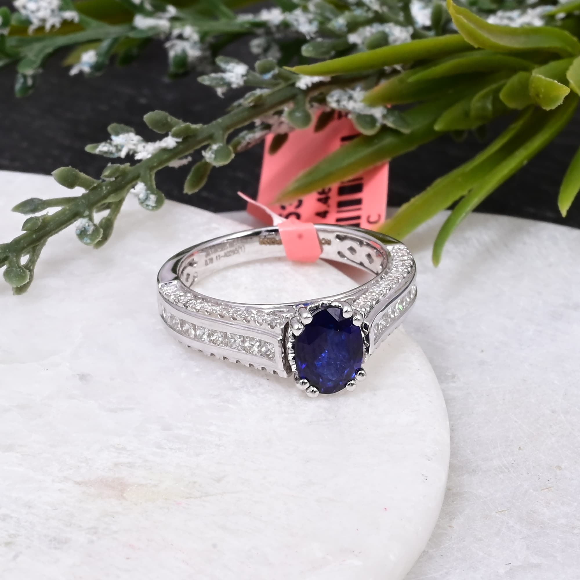 Regal Sapphire Diamond Ring