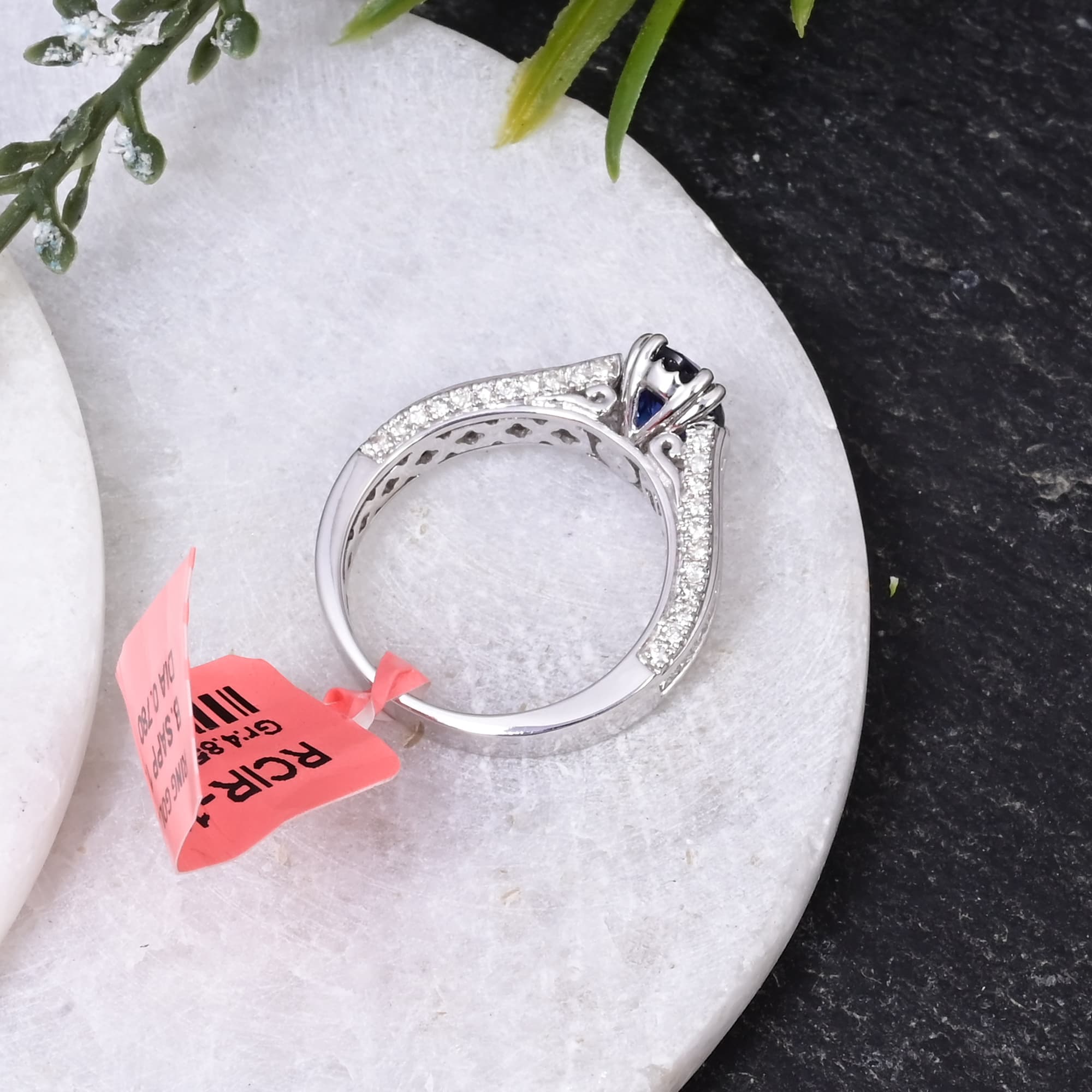 Regal Sapphire Diamond Ring