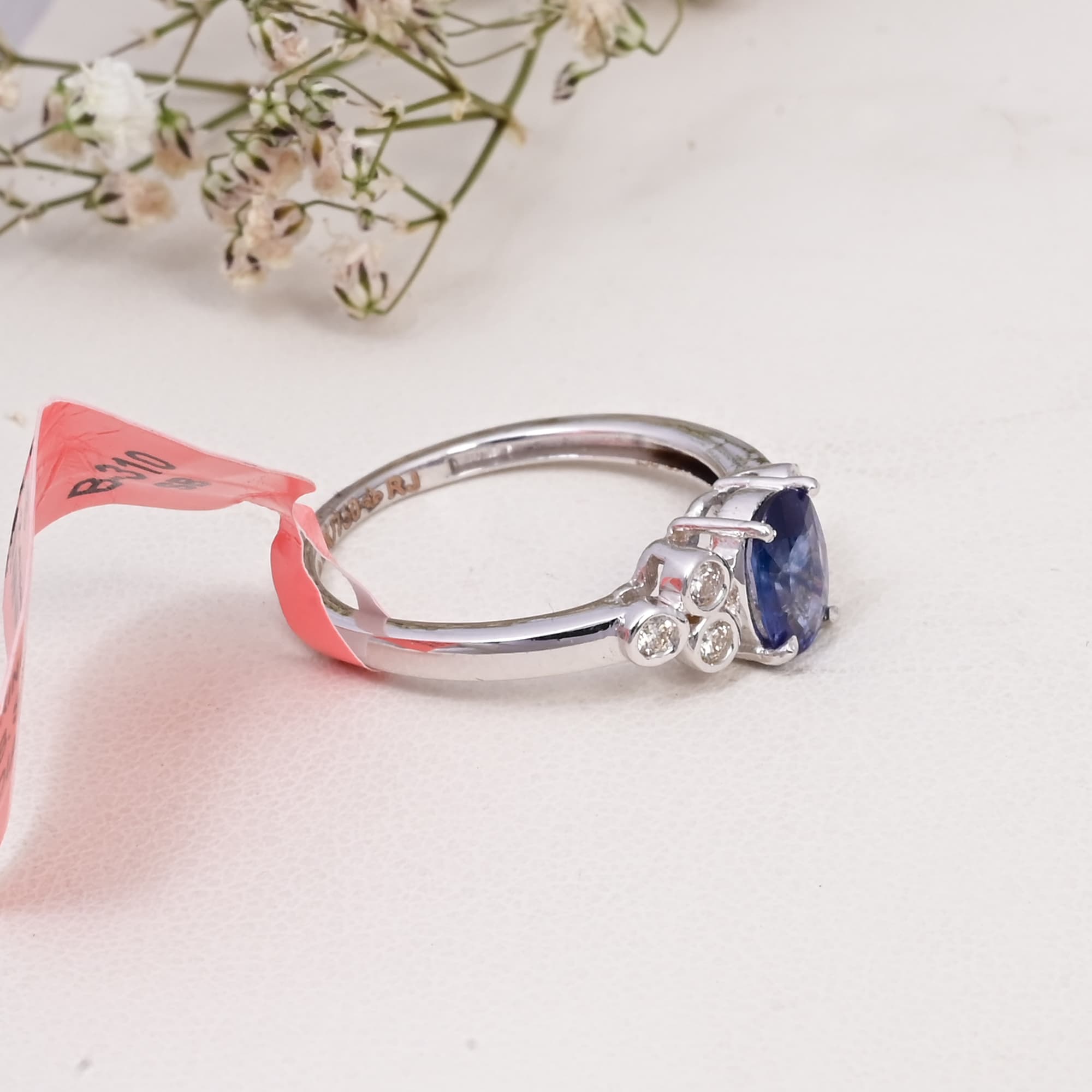 Celestial Sapphire Diamond Ring alternate view