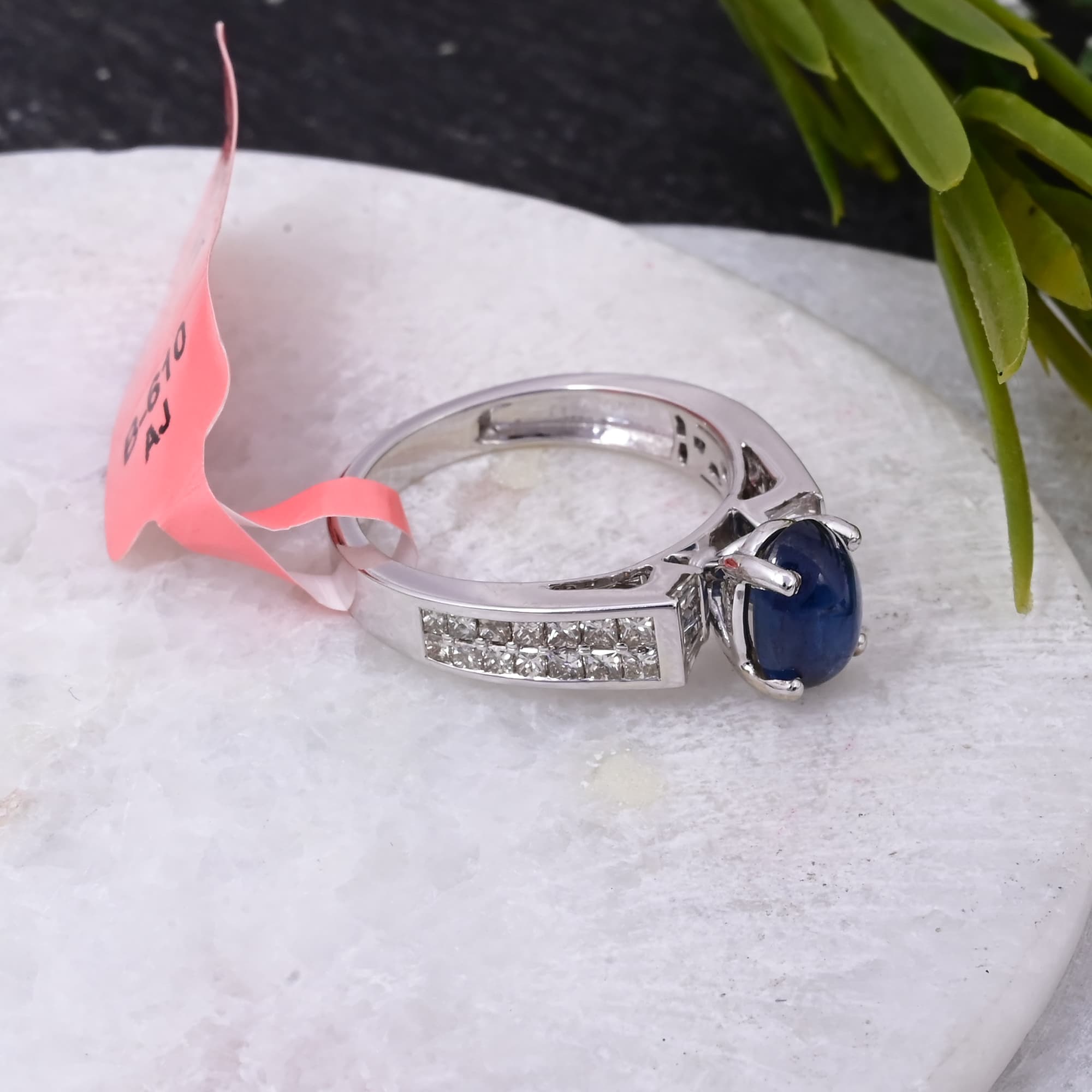 Imperial Sapphire Diamond Ring