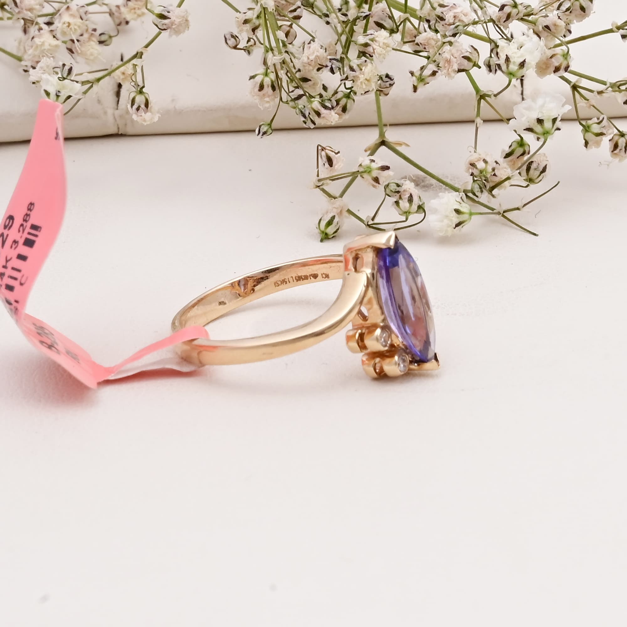 Twilight Marquise Tanzanite Ring