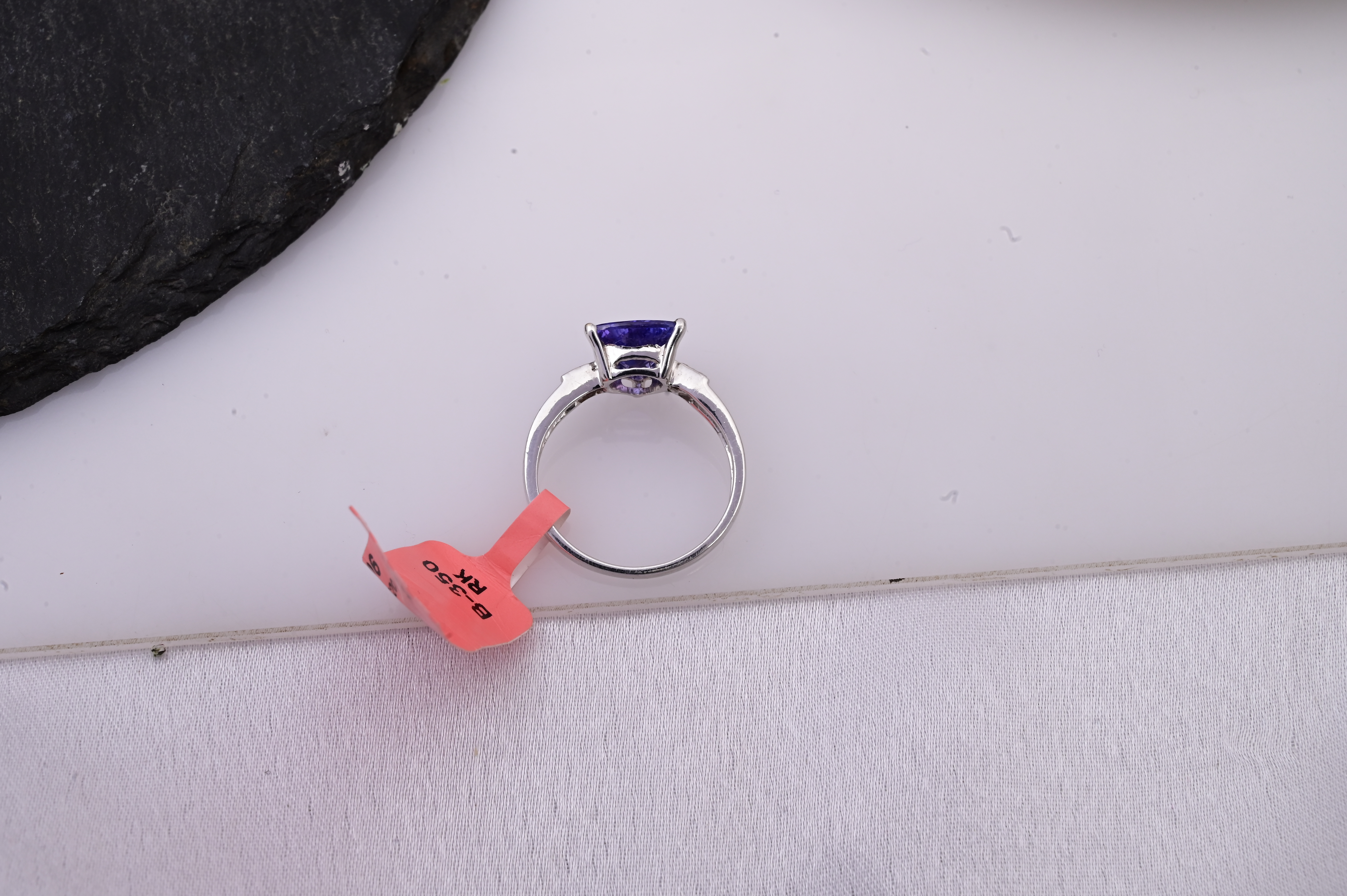 Trinity Tanzanite Solitaire Ring