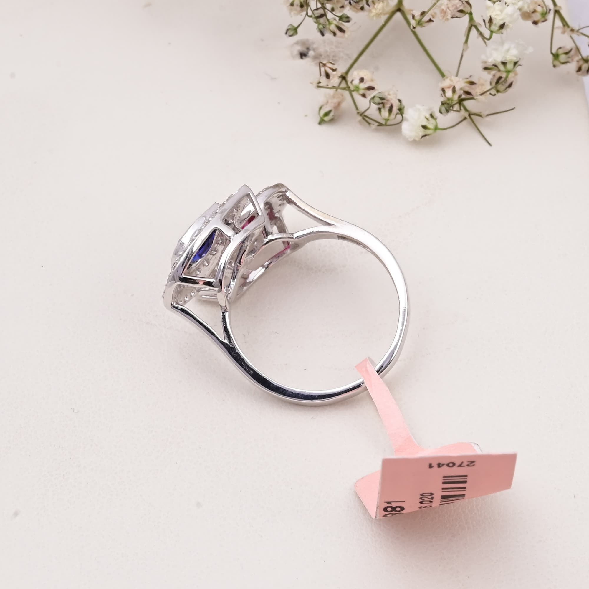 Harmony Ruby Sapphire Diamond Ring