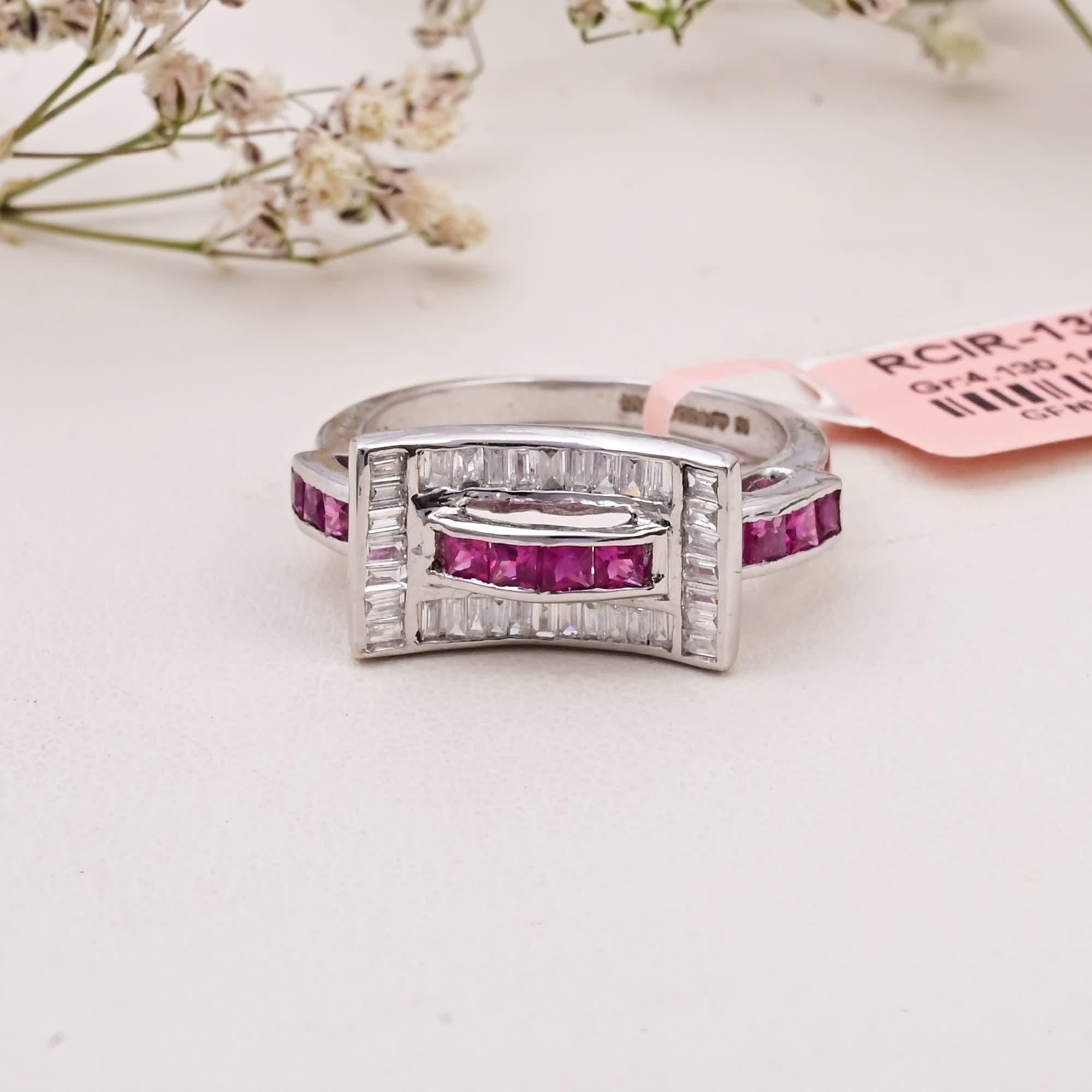Art Deco Ruby Baguette Ring