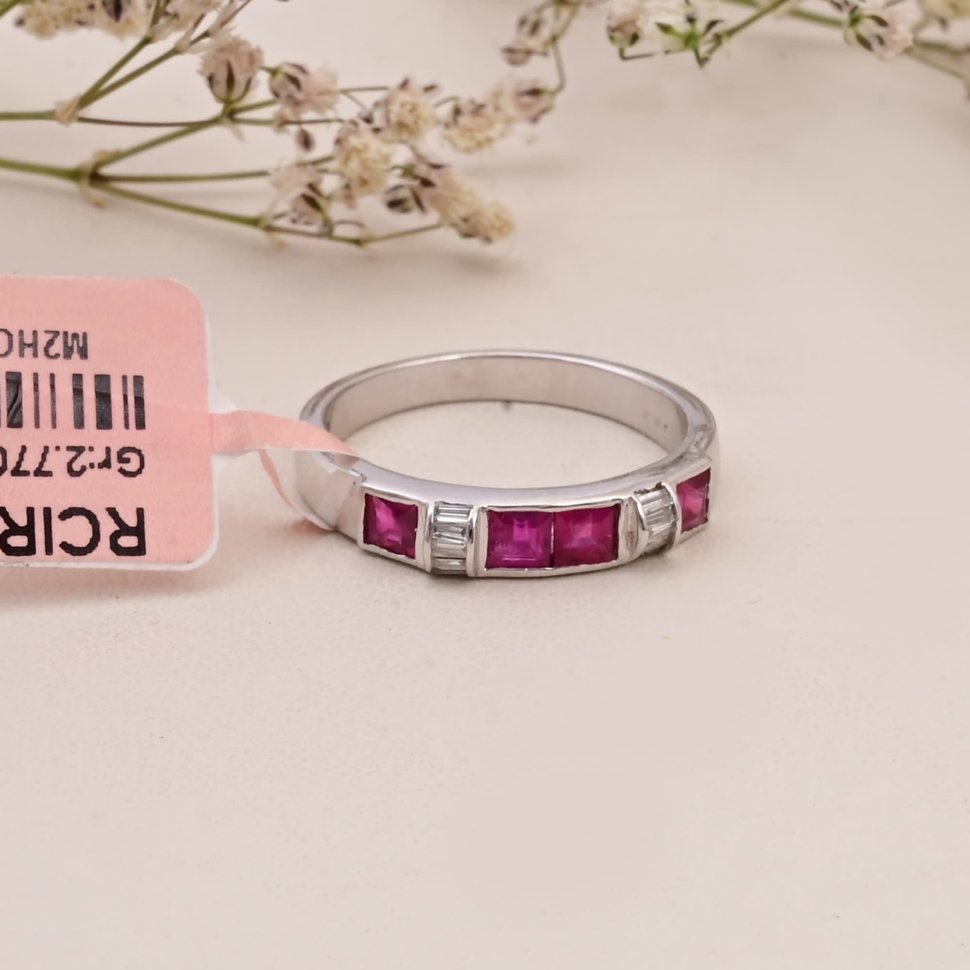 Ruby Channel Band Ring