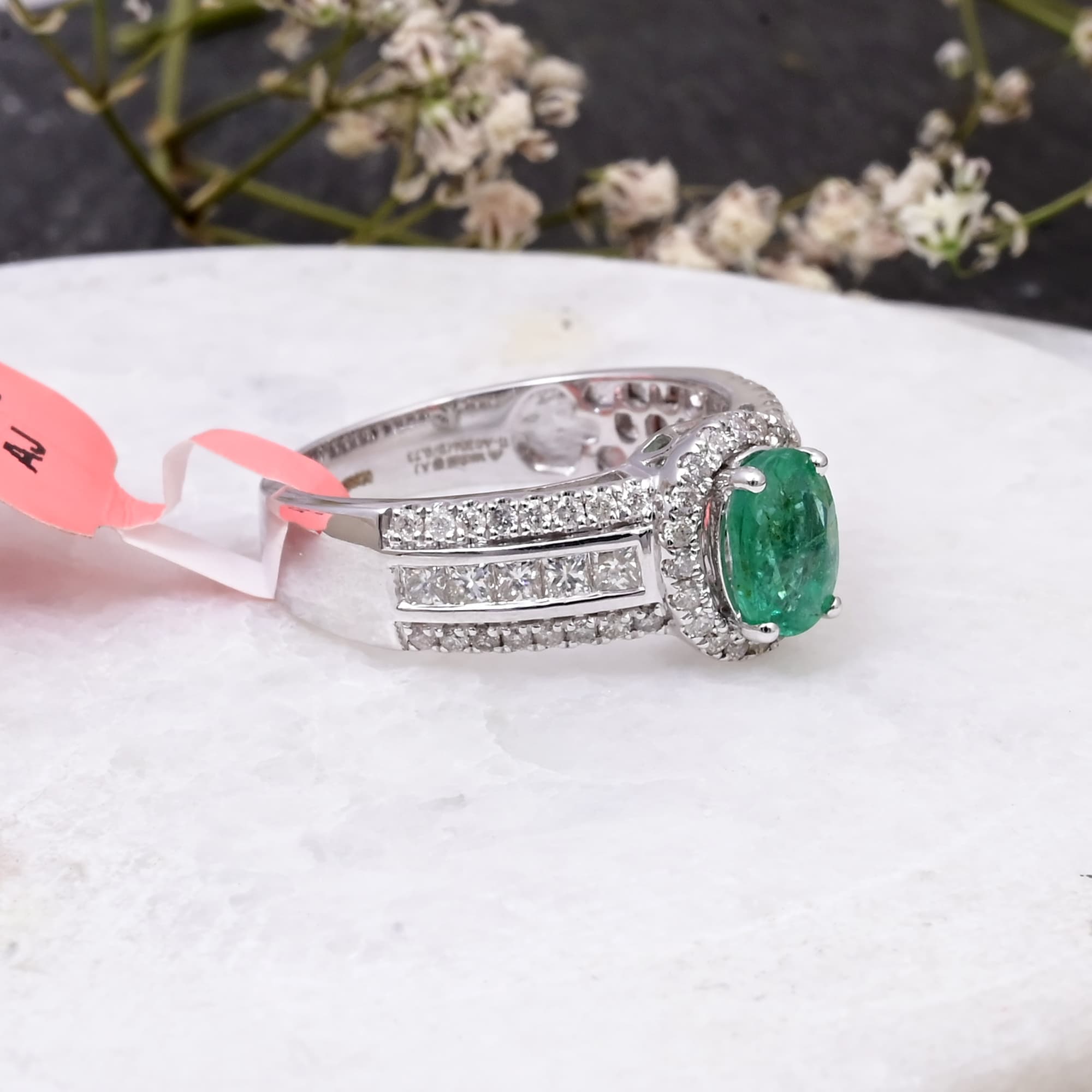 Emerald Diamond Prestige Ring alternate view