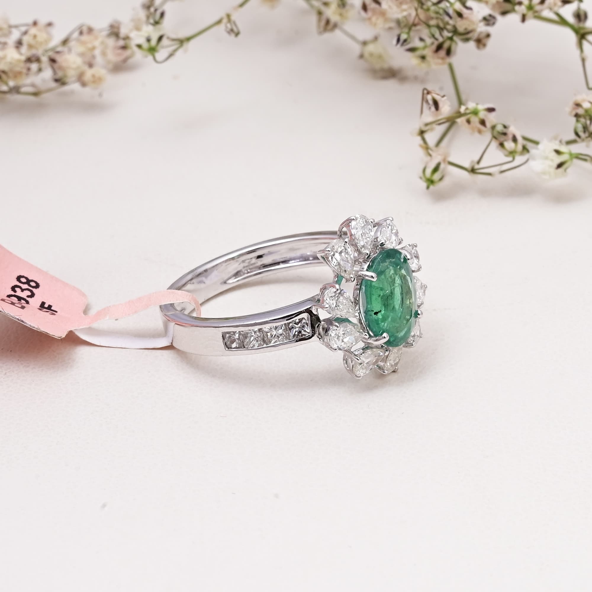 Imperial Emerald Bloom Ring alternate view