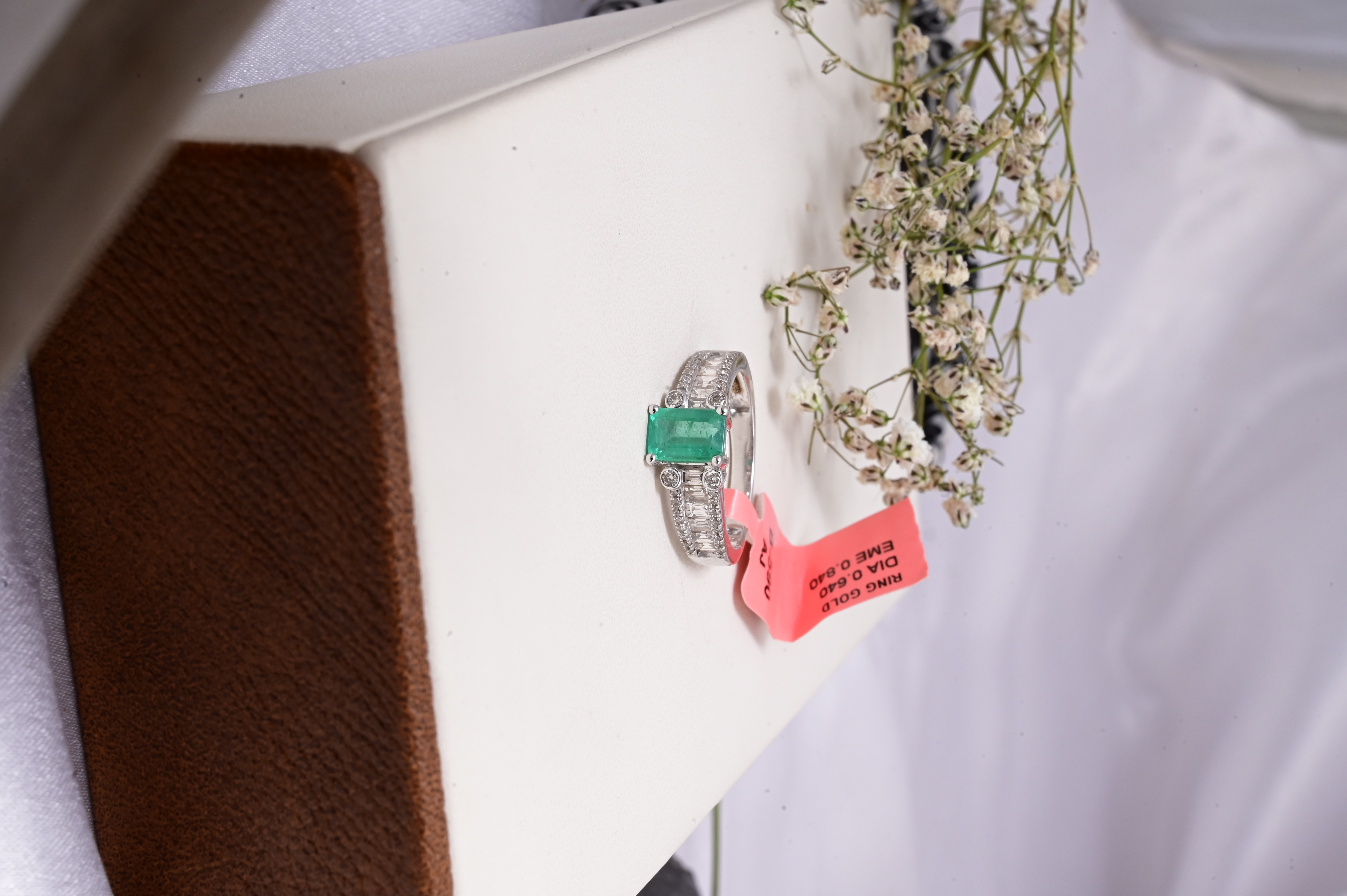 Emerald Royale Baguette Ring