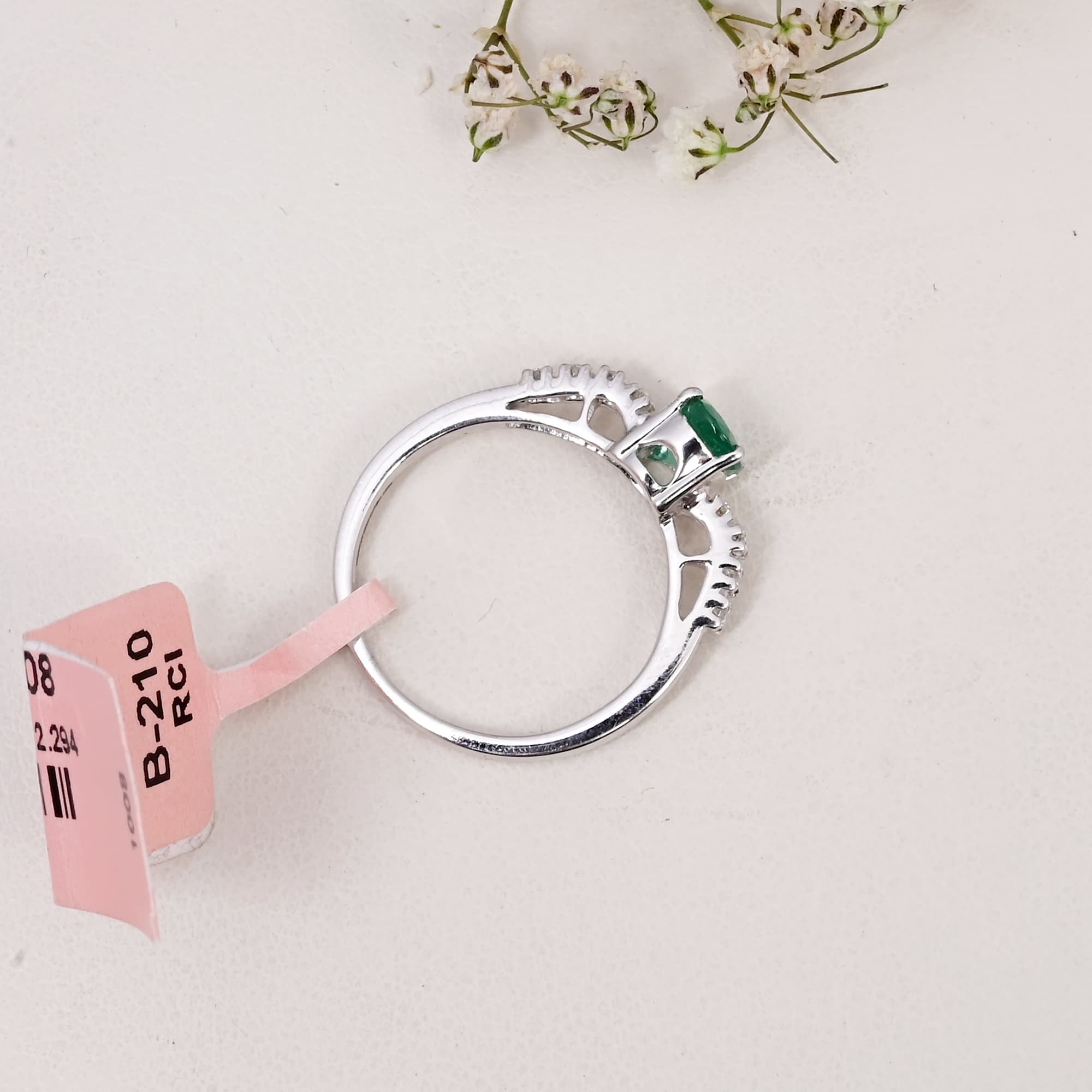 Emerald Elegance Solitaire Ring
