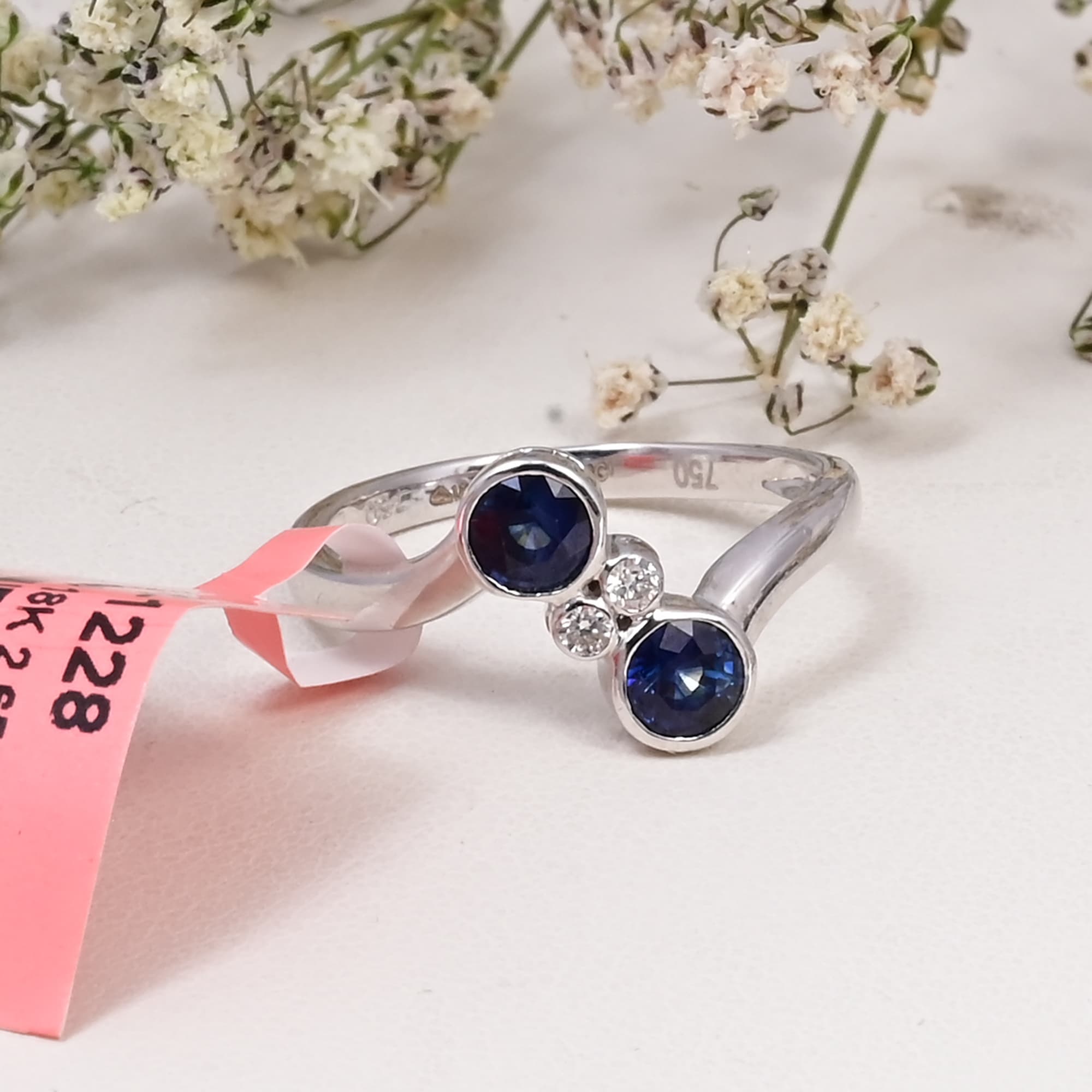 Celestial Sapphire Open Ring