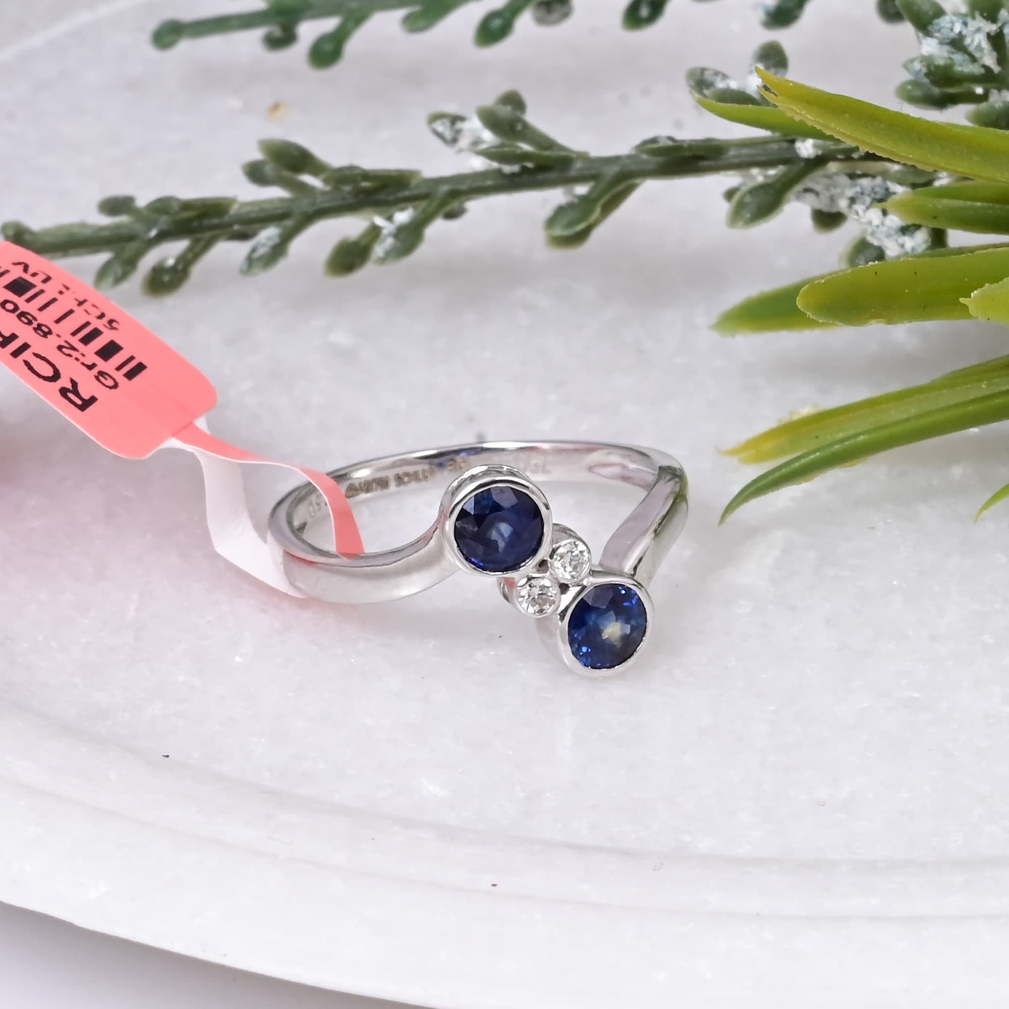 Celestial Sapphire Open Ring alternate view