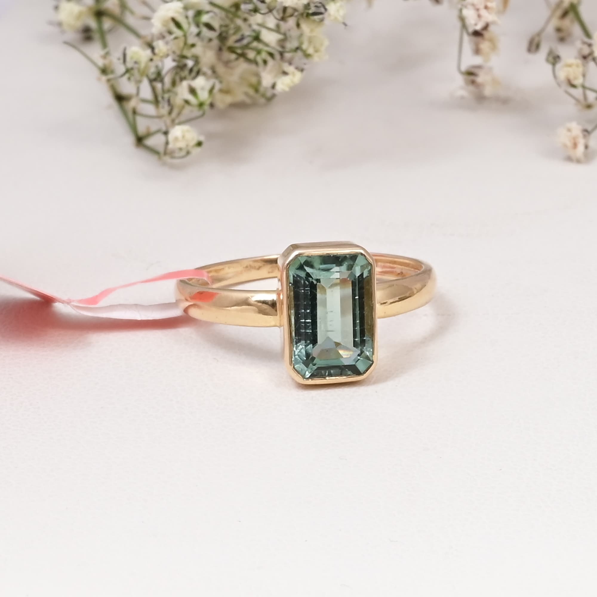 Verdant Grace Green Sapphire Ring