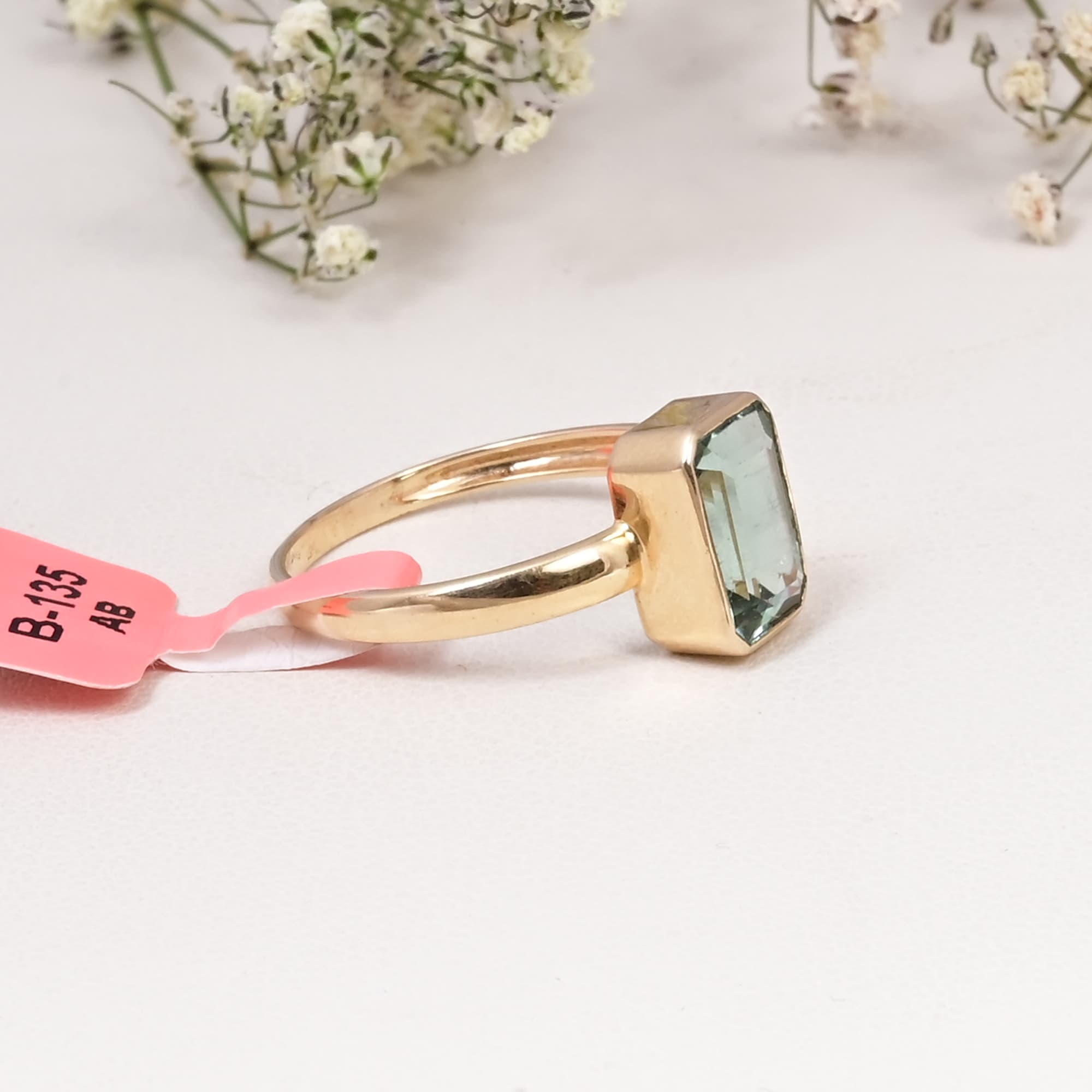 Verdant Grace Green Sapphire Ring alternate view