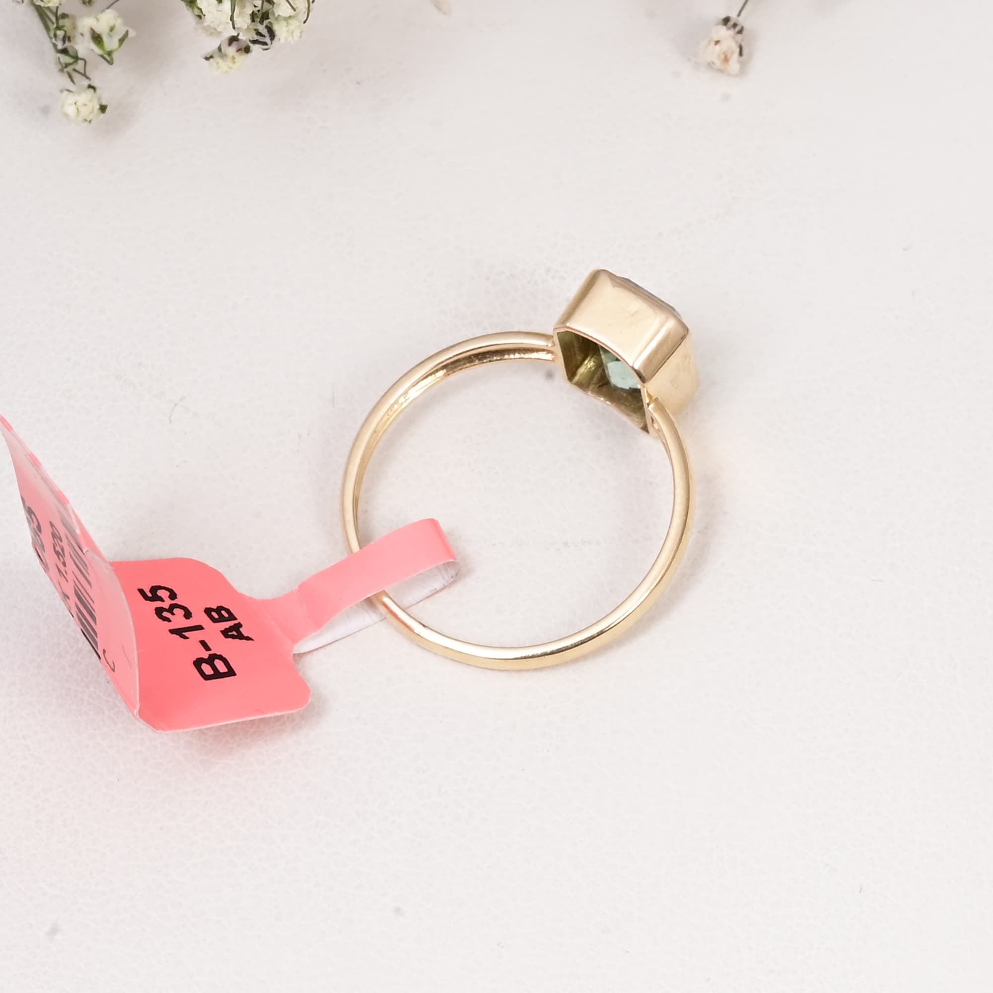 Verdant Grace Green Sapphire Ring