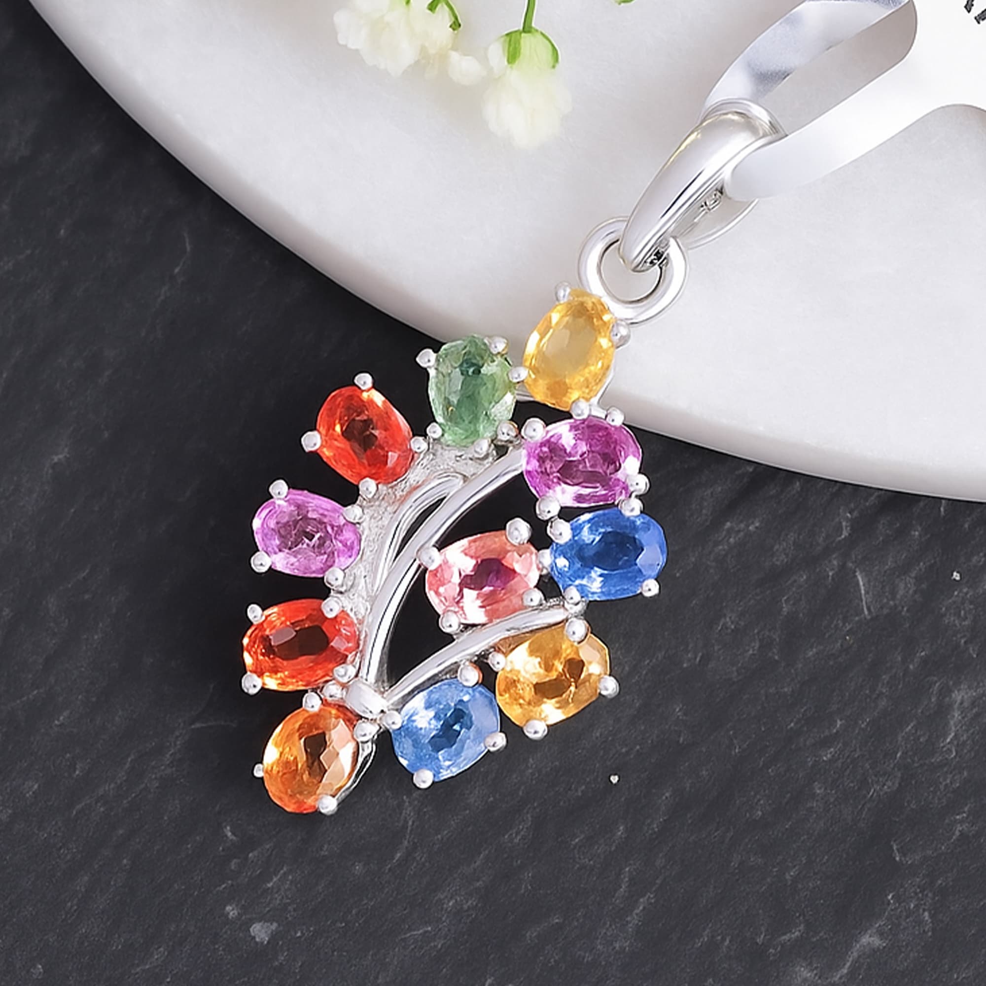 Rainbow Branches Pendant