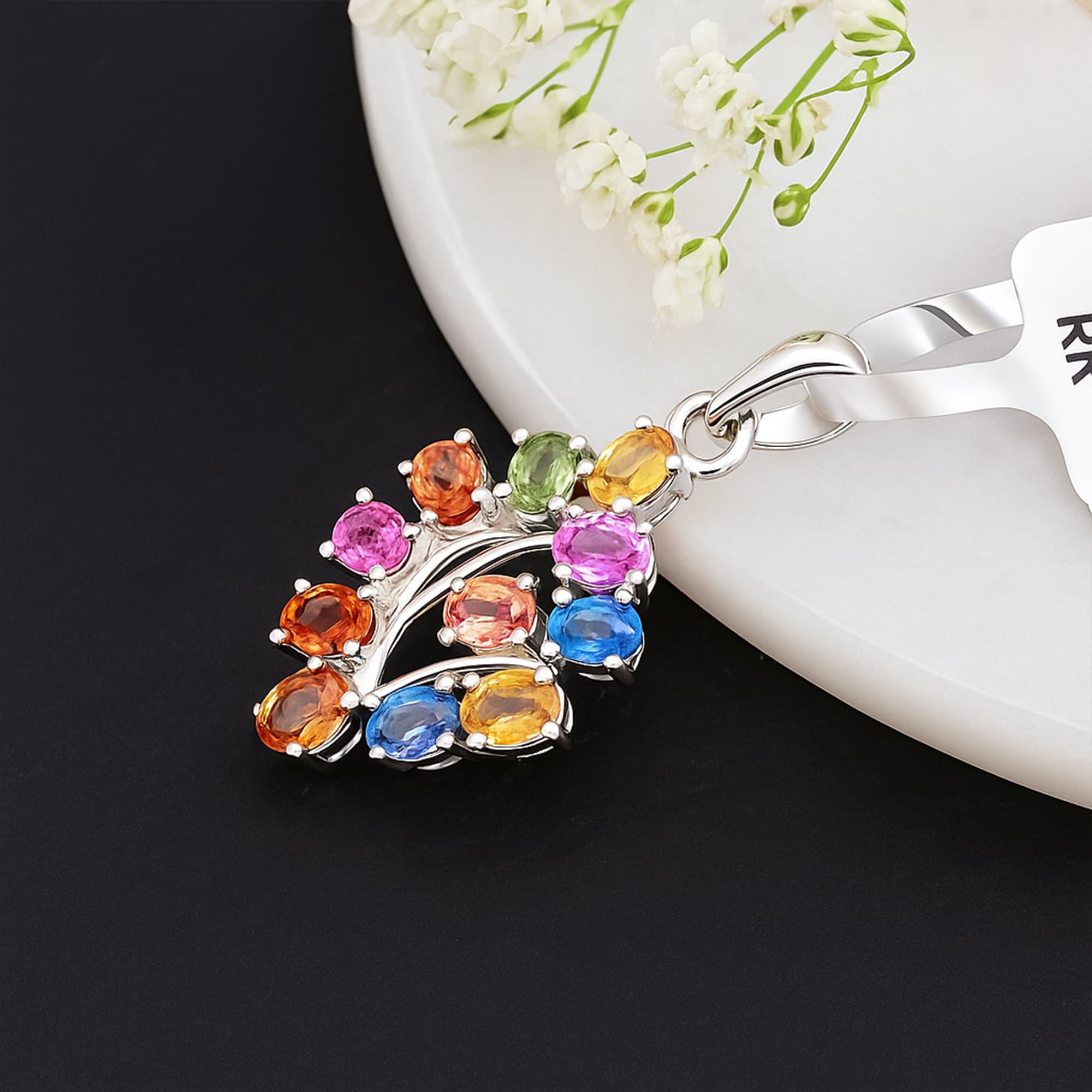 Rainbow Branches Pendant alternate view