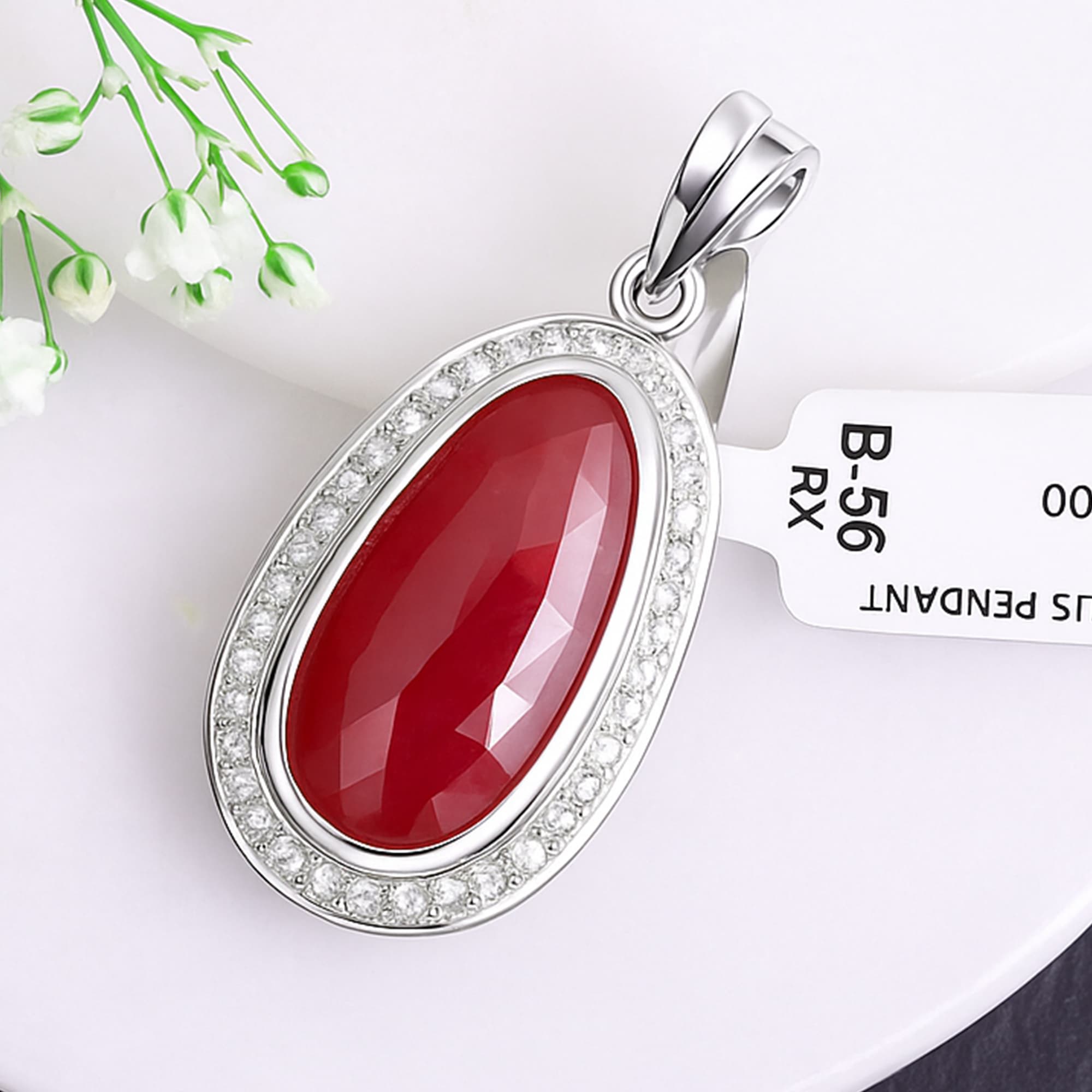 Crimson Halo Pendant