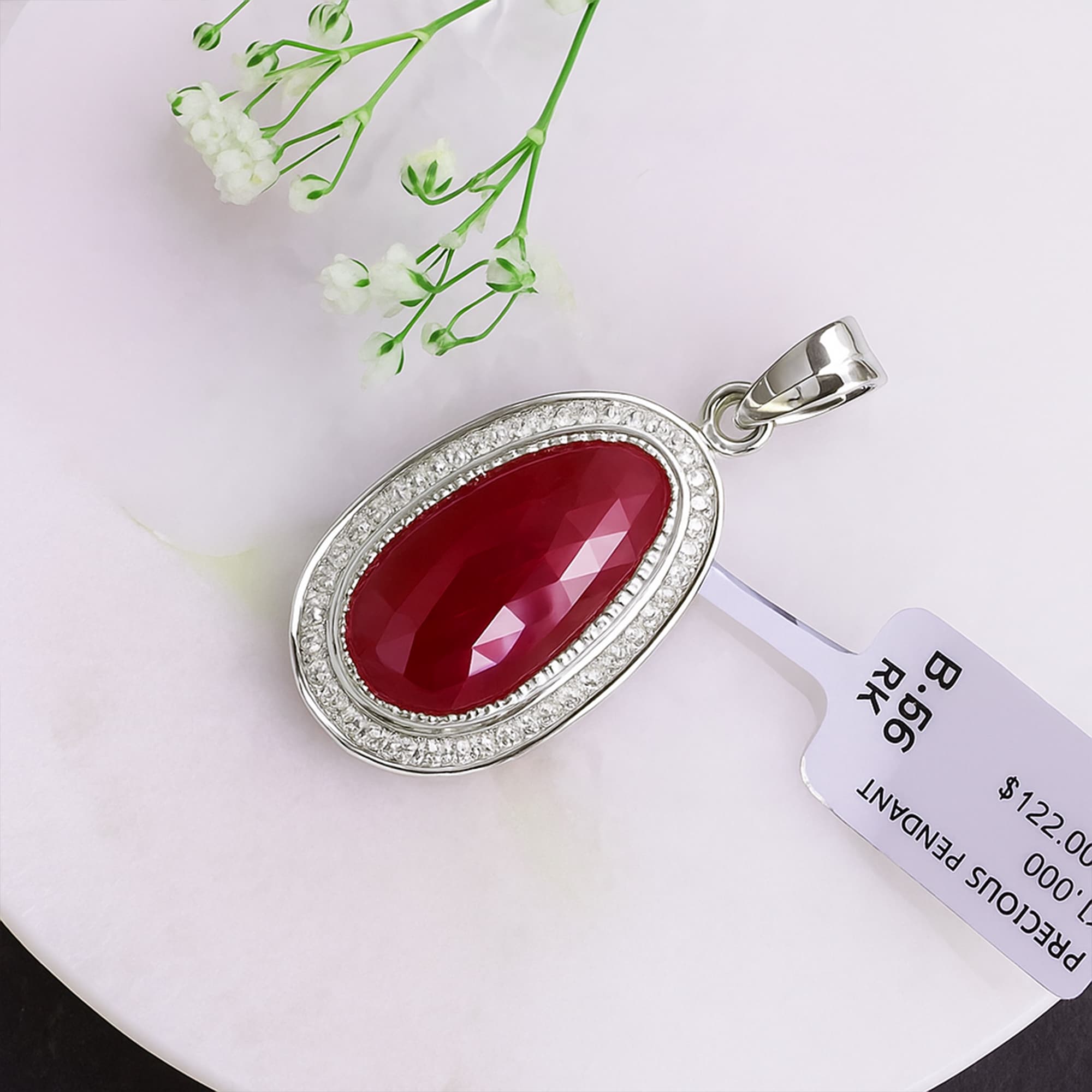 Crimson Halo Pendant