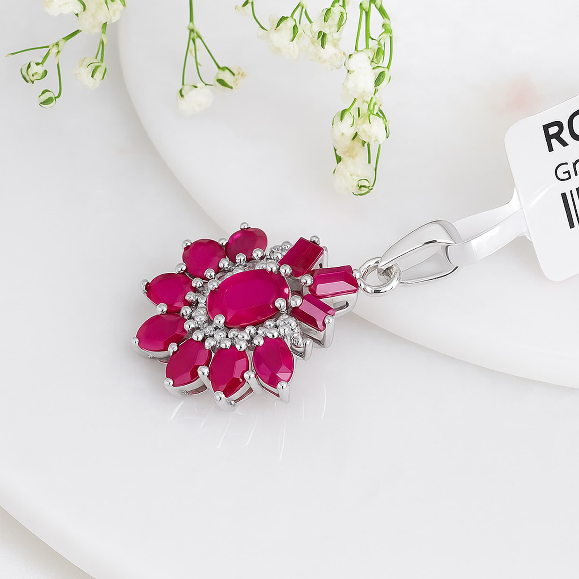 Ruby Constellation Pendant alternate view