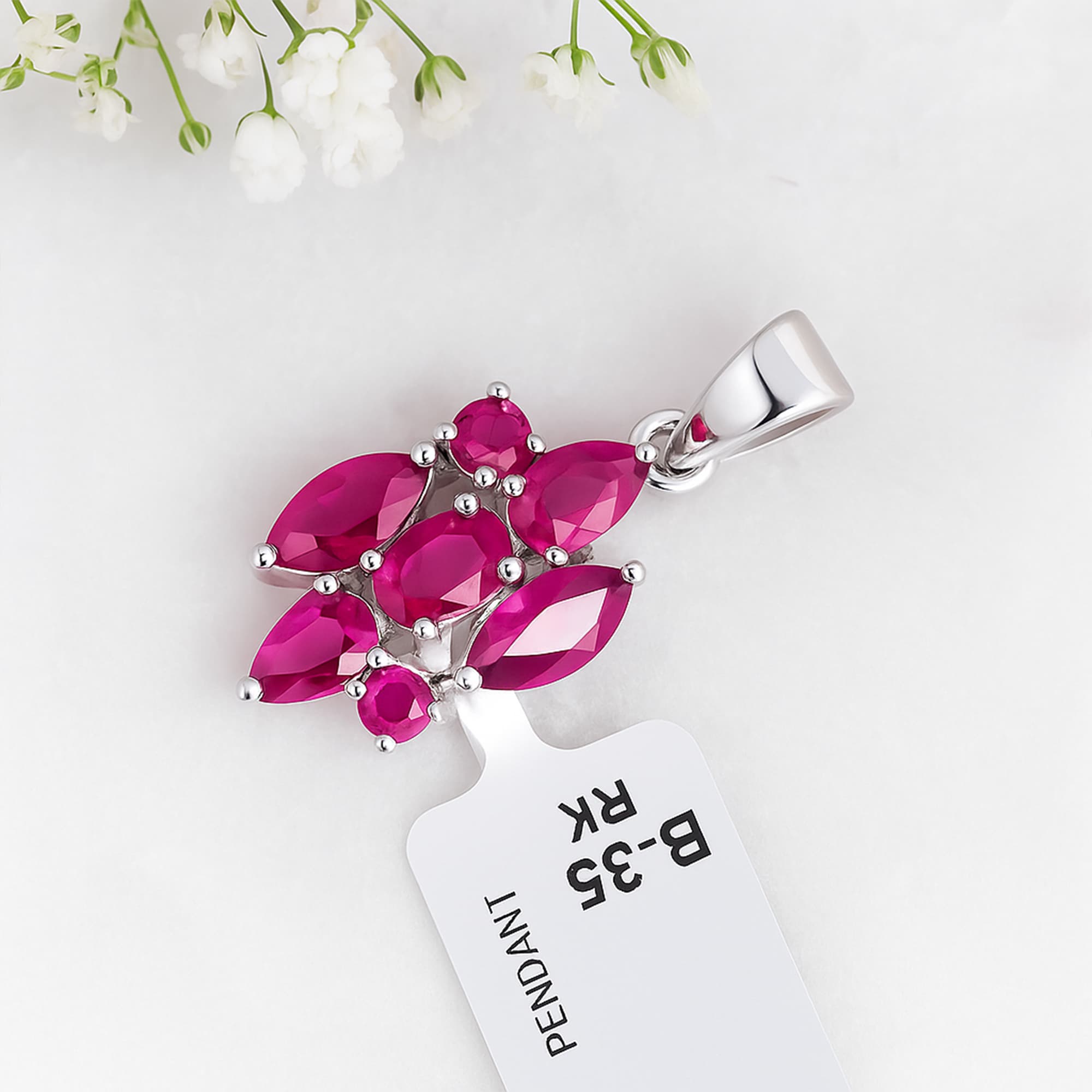 Ruby Whimsy Pendant