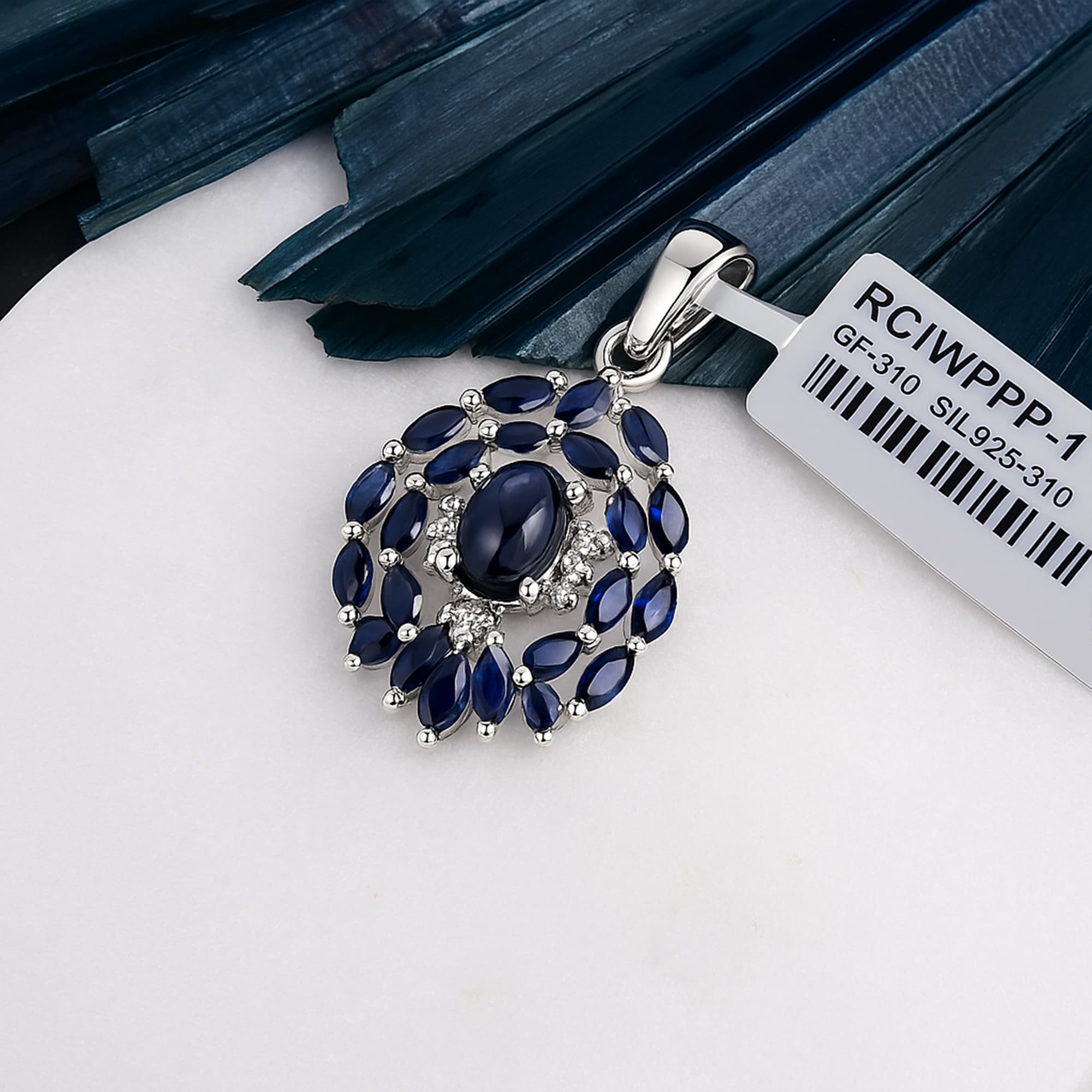 Sapphire Sovereign Pendant alternate view