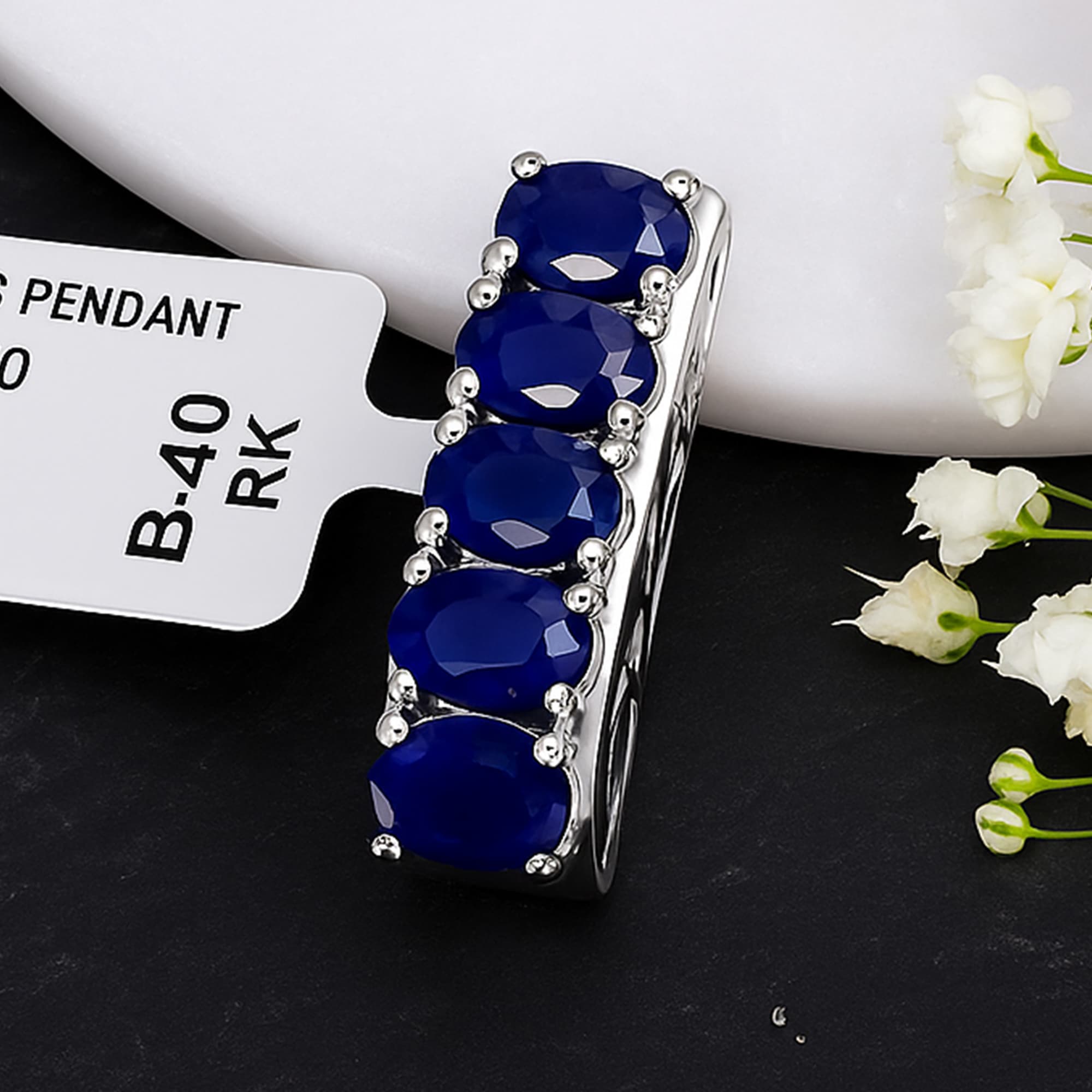 Sapphire Flutter Pendant