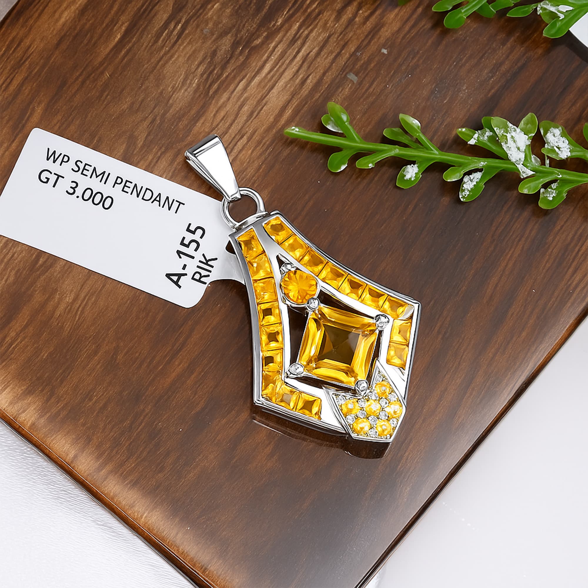 Golden Prism Pendant