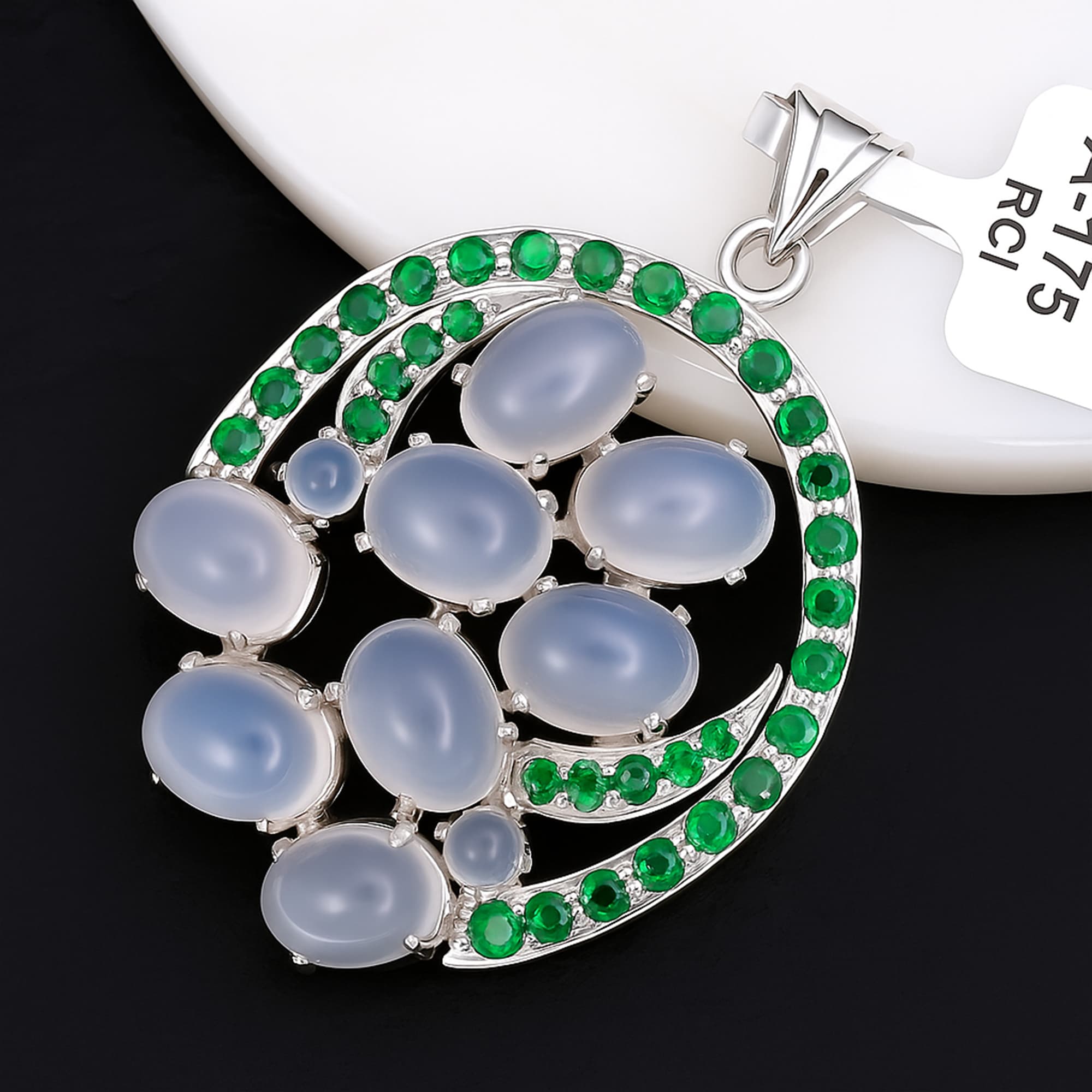 Moonlit Emerald Pendant
