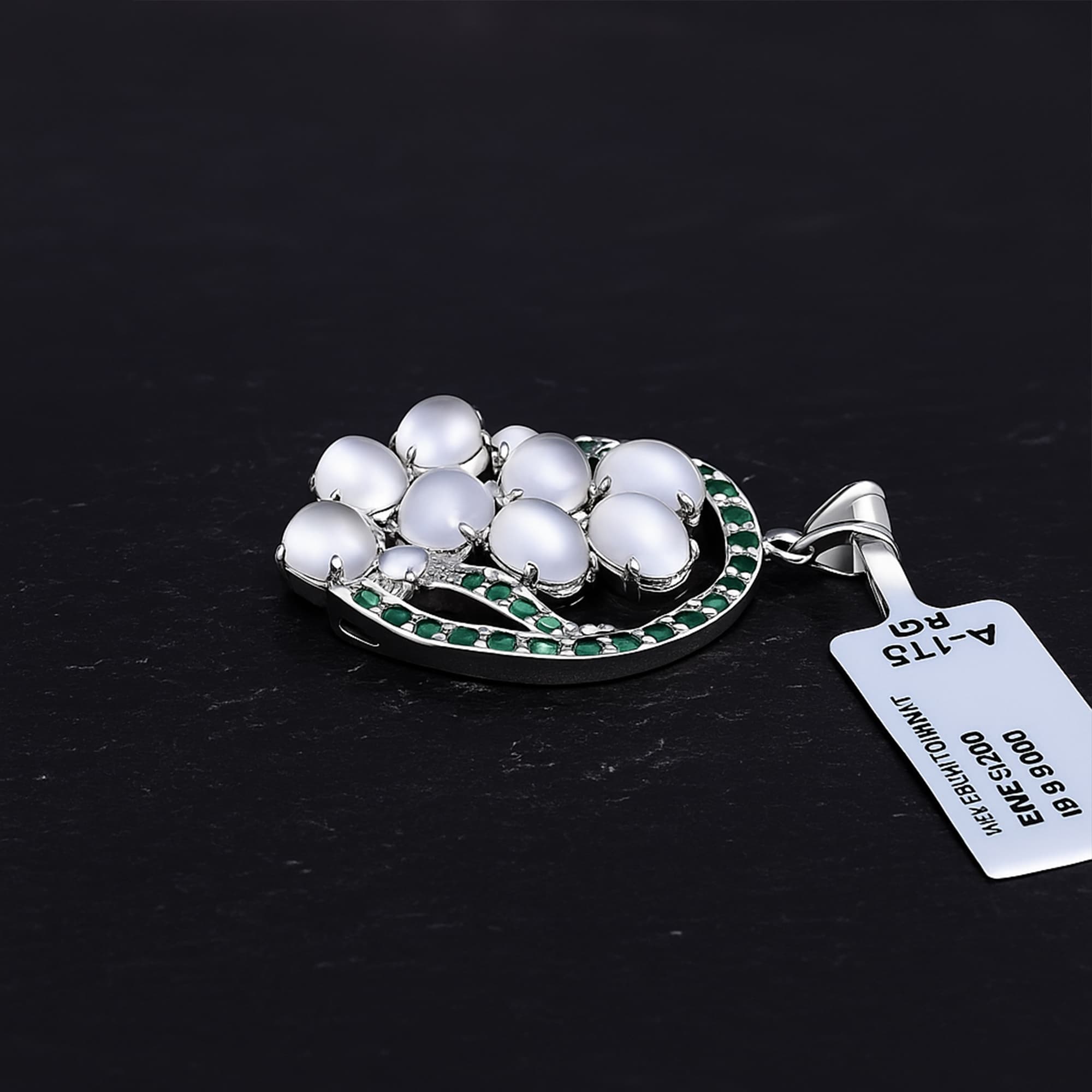 Moonlit Emerald Pendant