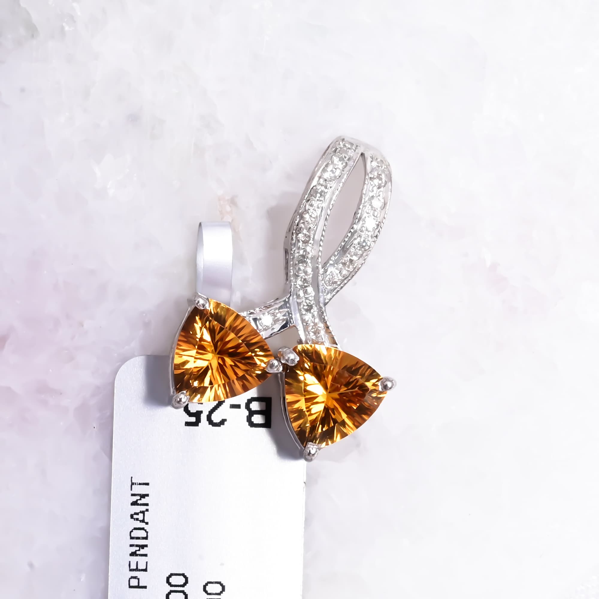 Citrine Duo Pendant