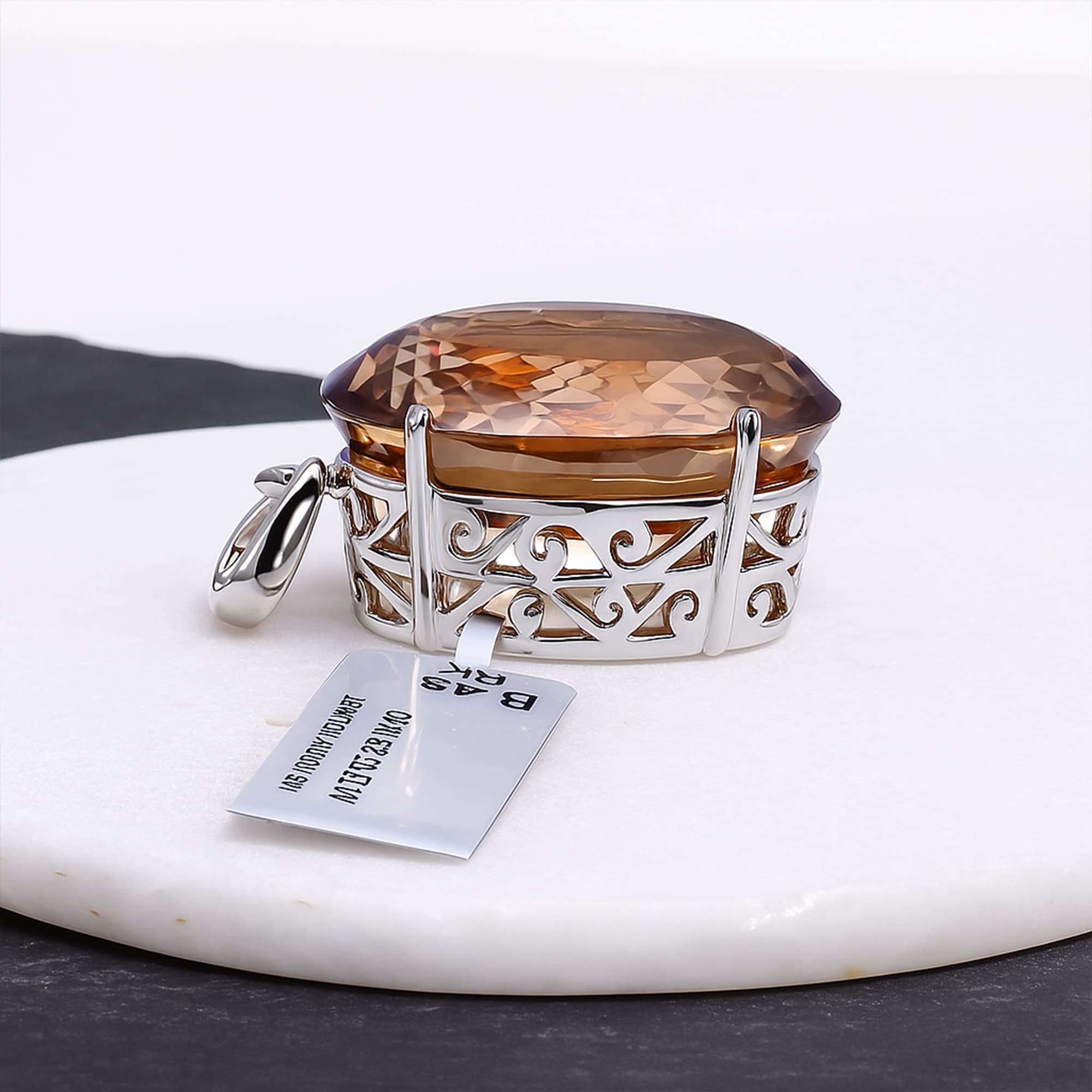 Twilight Harmony Ametrine Solitaire Pendant