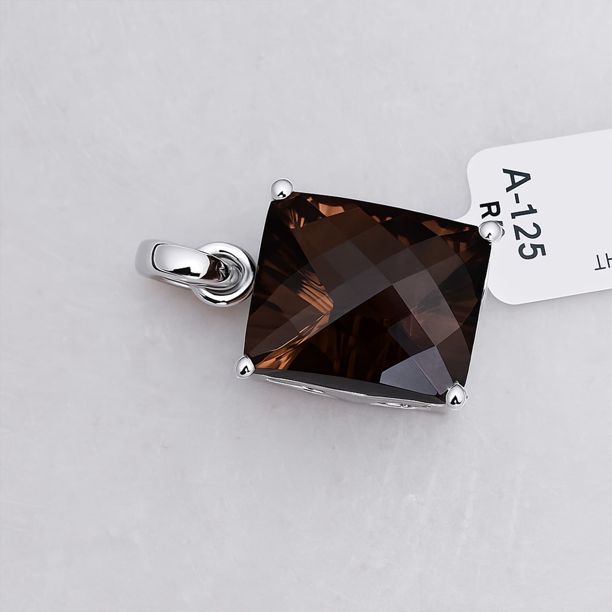 Midnight Majesty Smoky Quartz Pendant