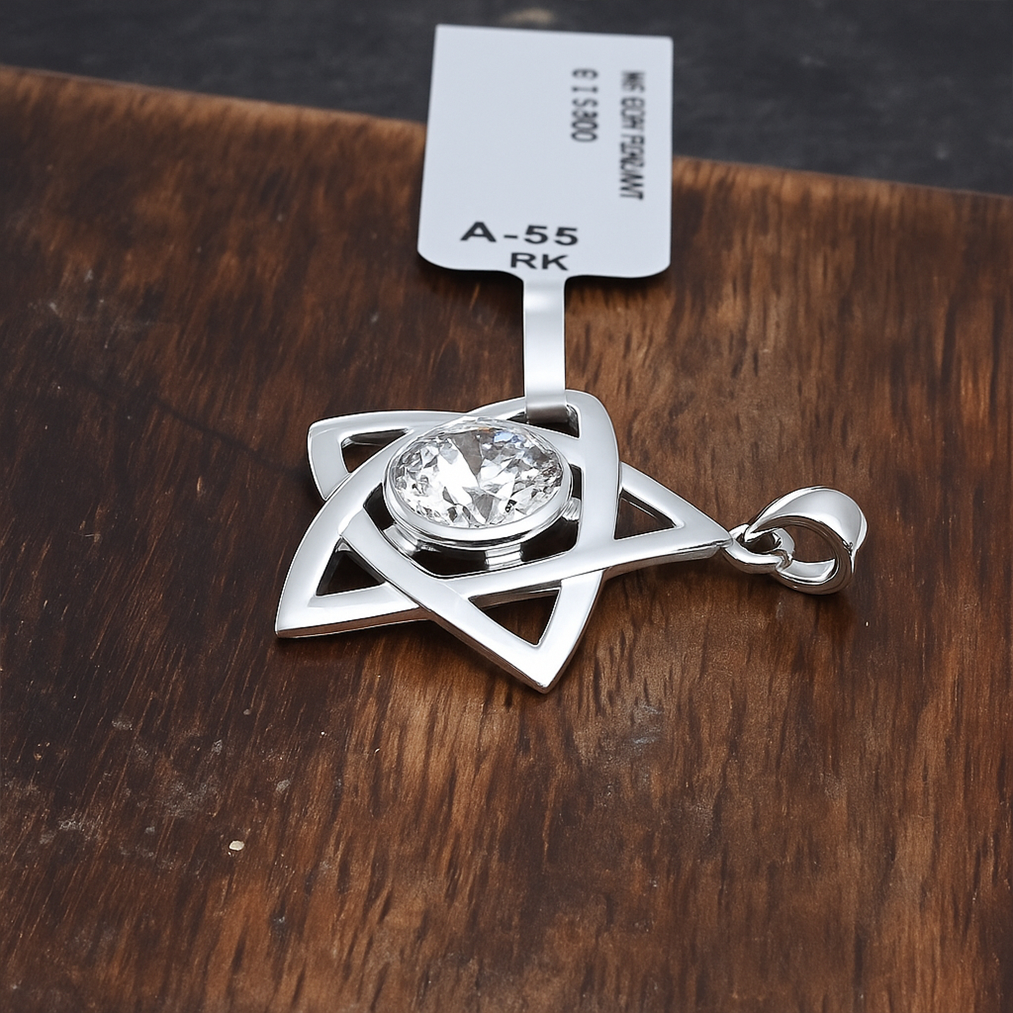 Celestial Star Moissanite Pendant