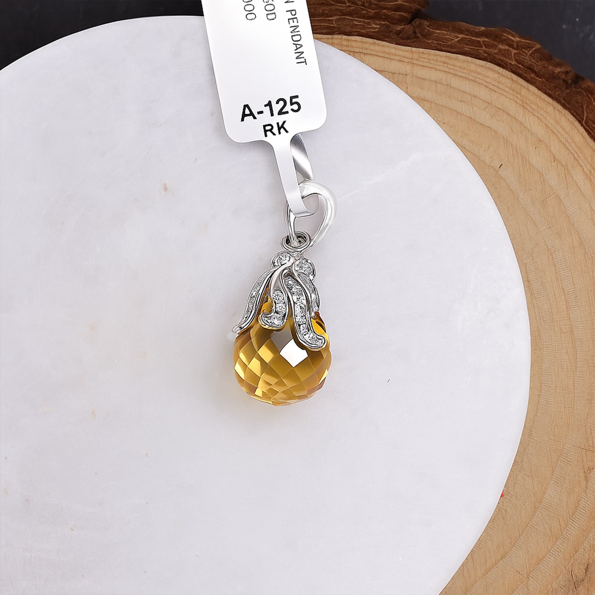 Golden Dew Citrine Designer Pendant alternate view